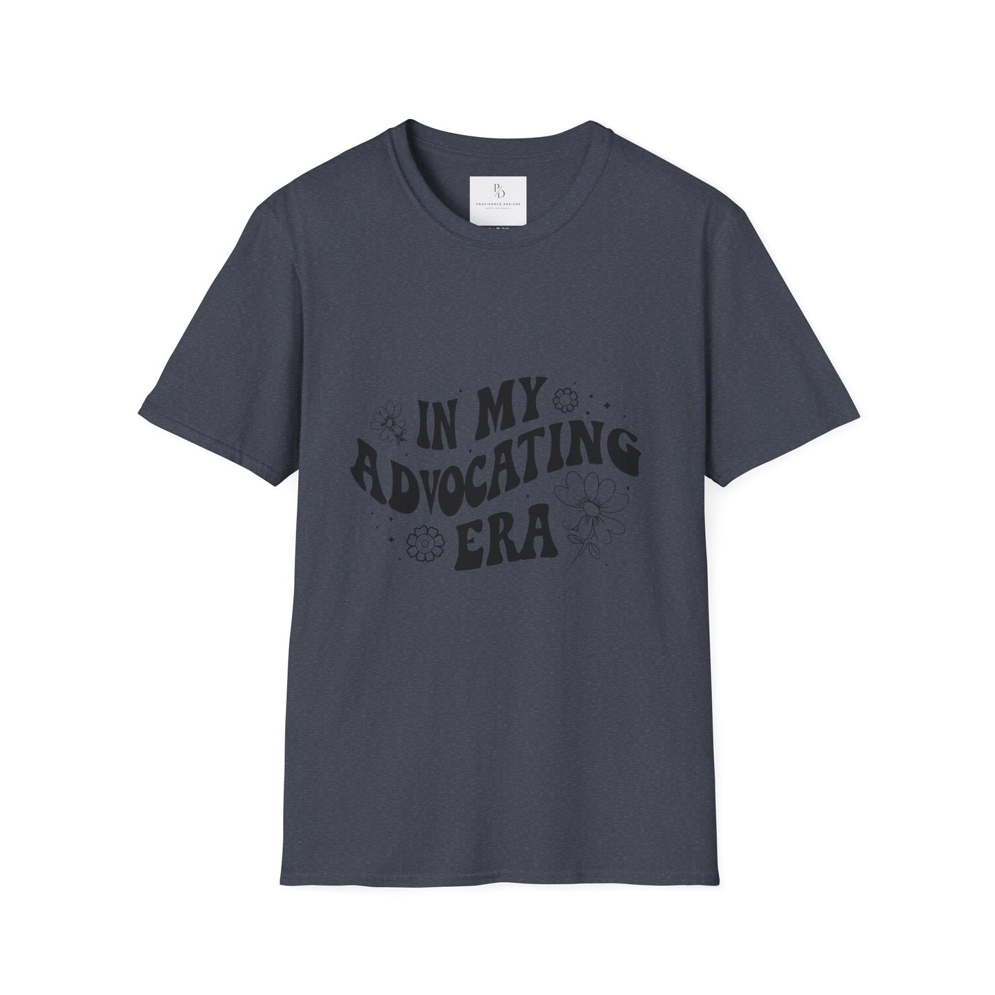 In My Advocating Era Unisex Softstyle T-Shirt – Empowering Orange Tee for Activists