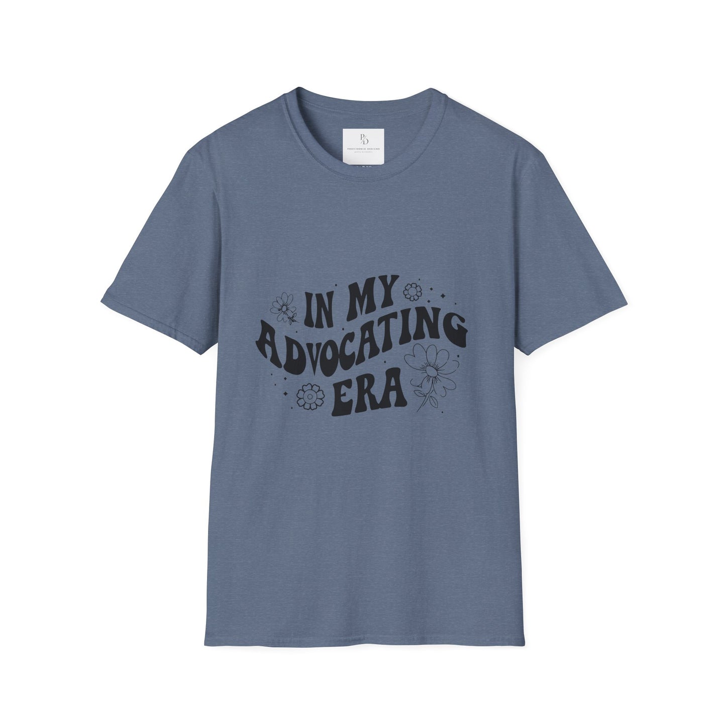 In My Advocating Era Unisex Softstyle T-Shirt – Empowering Orange Tee for Activists