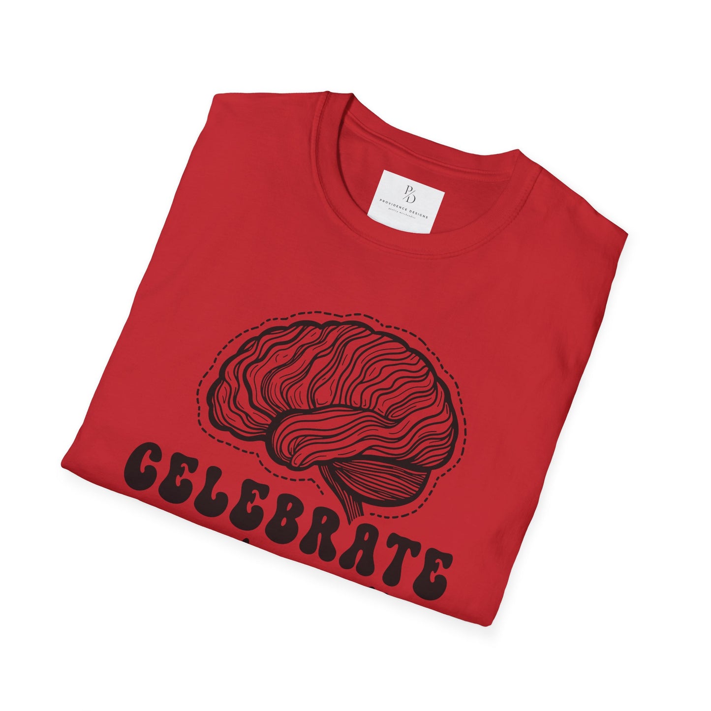 Celebrate Minds of All Kinds T-Shirt | Unisex Softstyle Tee for Awareness & Support