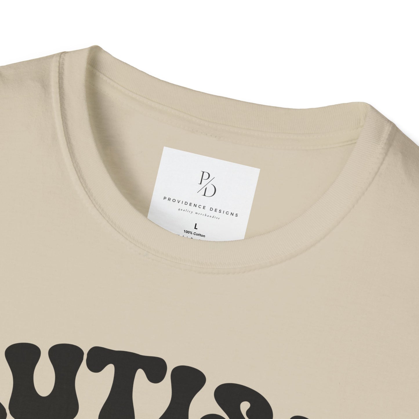 Autism Mom Unisex Softstyle T-Shirt - Heart Puzzle Design