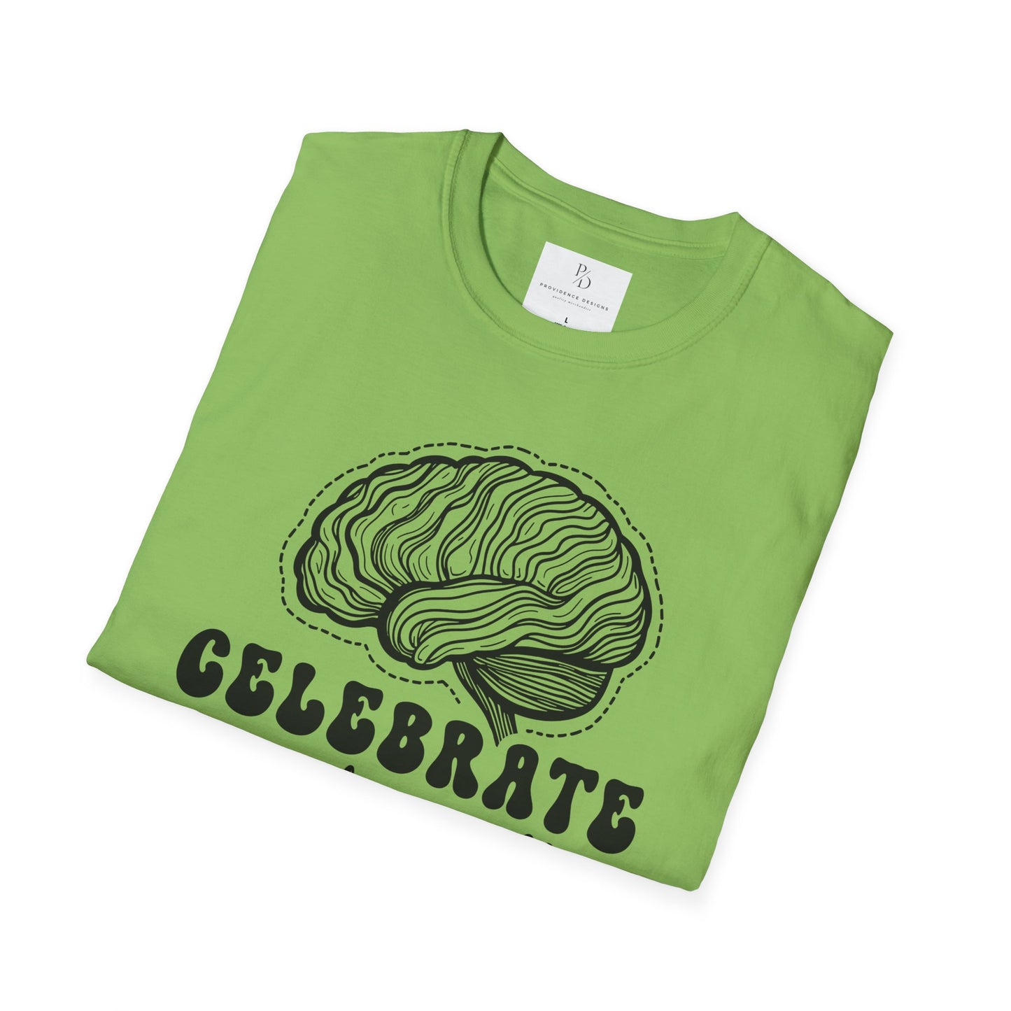 Celebrate Minds of All Kinds T-Shirt | Unisex Softstyle Tee for Awareness & Support