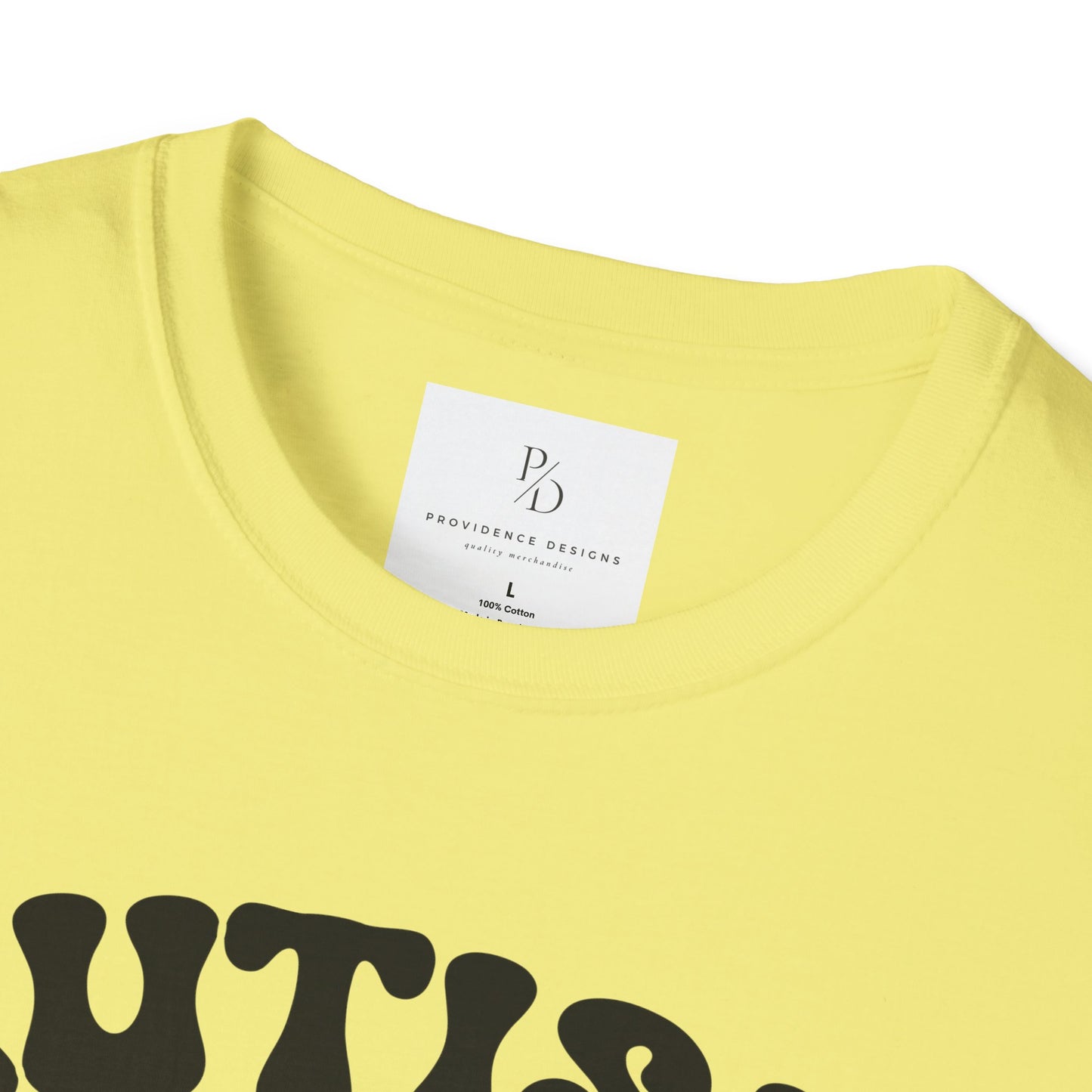 Autism Mom Unisex Softstyle T-Shirt - Heart Puzzle Design