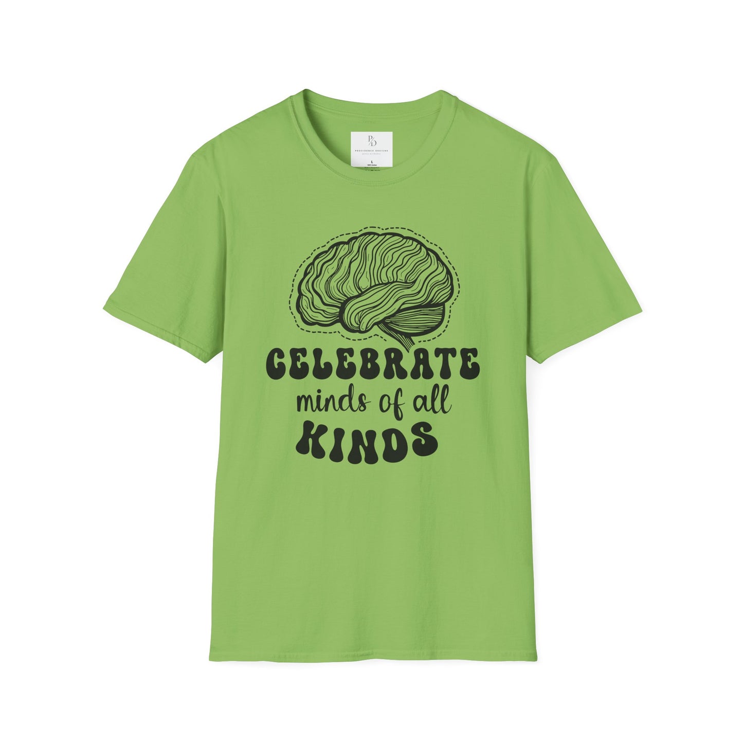 Celebrate Minds of All Kinds T-Shirt | Unisex Softstyle Tee for Awareness & Support