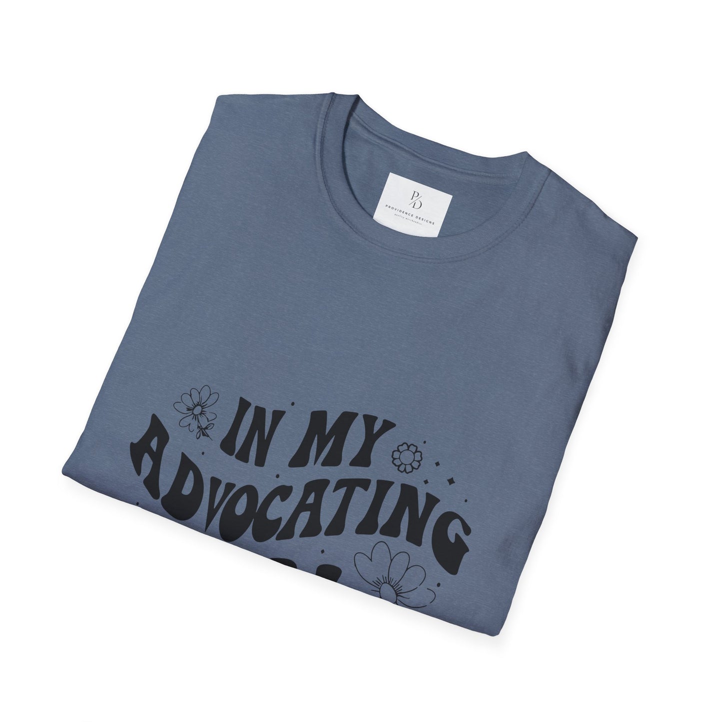 In My Advocating Era Unisex Softstyle T-Shirt – Empowering Orange Tee for Activists