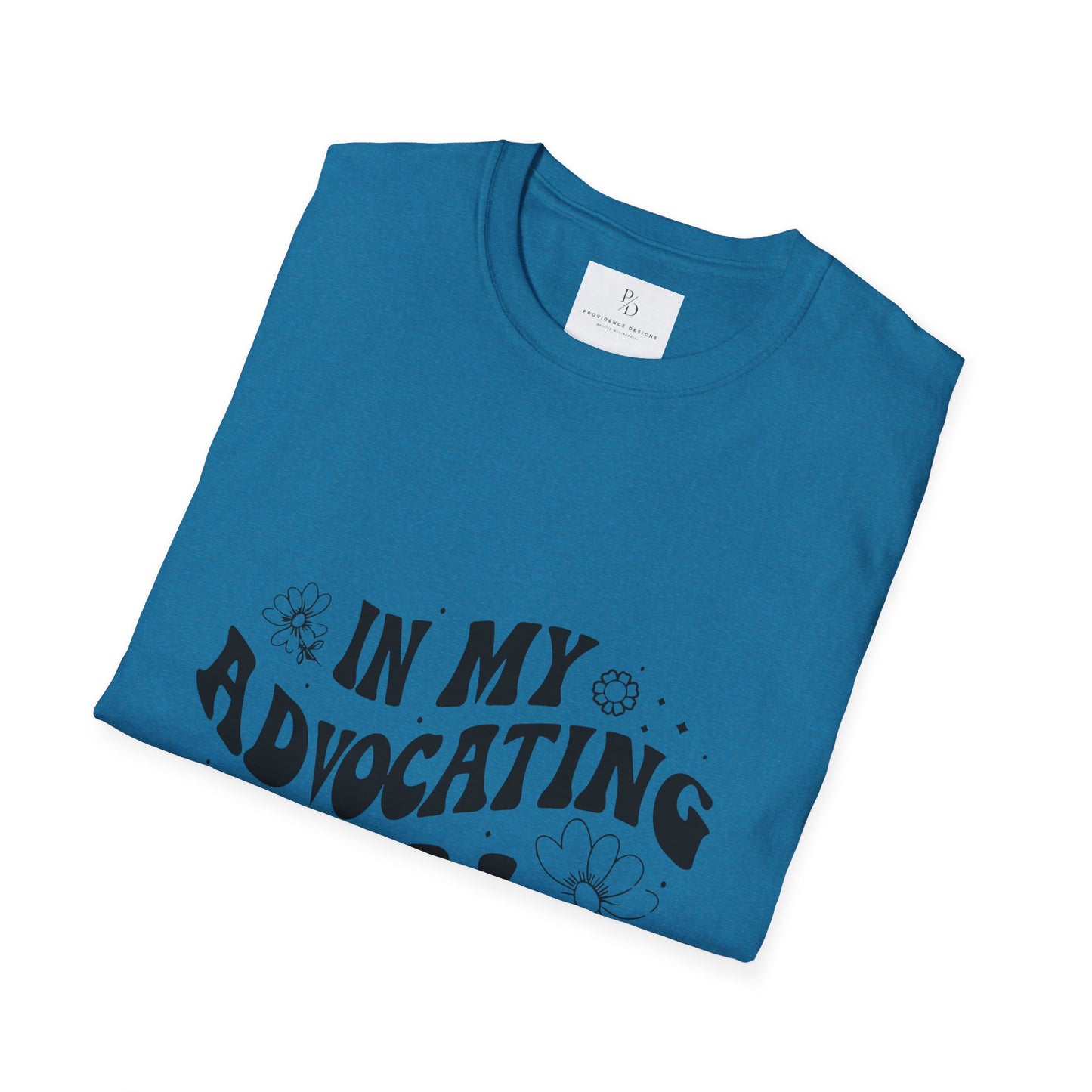 In My Advocating Era Unisex Softstyle T-Shirt – Empowering Orange Tee for Activists