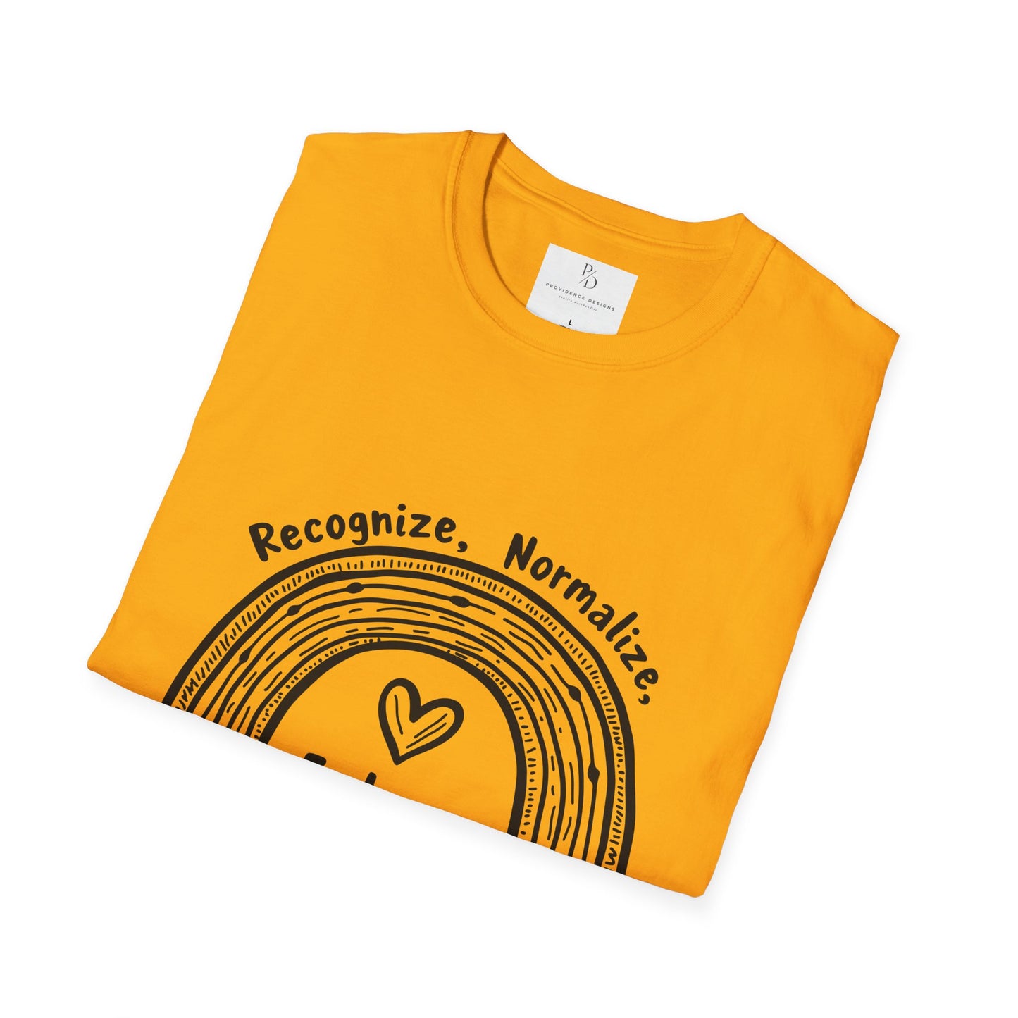 Embrace Neurodiversity T-Shirt - Unisex Softstyle Tee for Awareness and Support