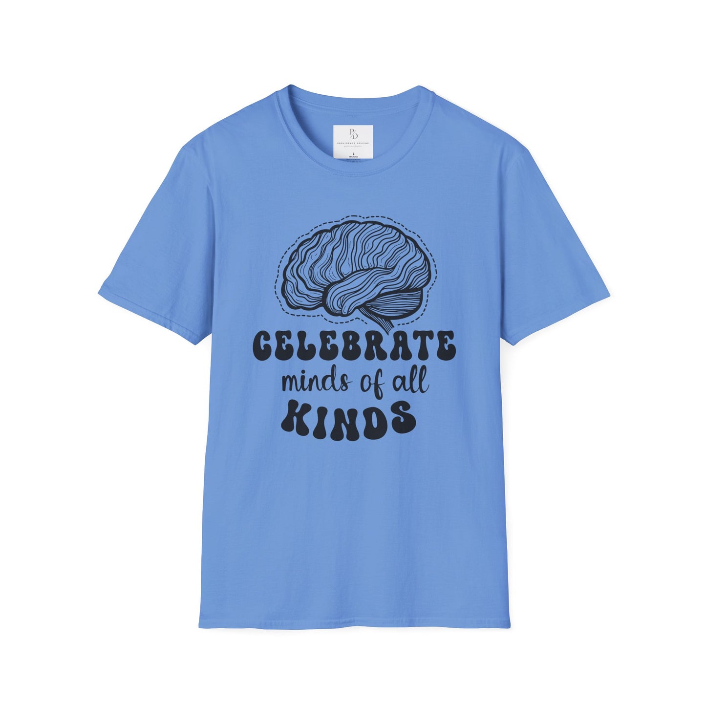 Celebrate Minds of All Kinds T-Shirt | Unisex Softstyle Tee for Awareness & Support
