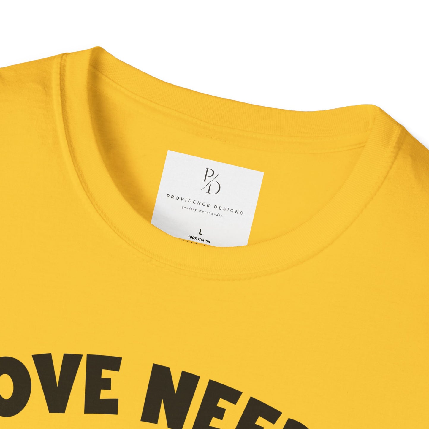 Love Needs No Words Puzzle Heart Unisex Softstyle T-Shirt