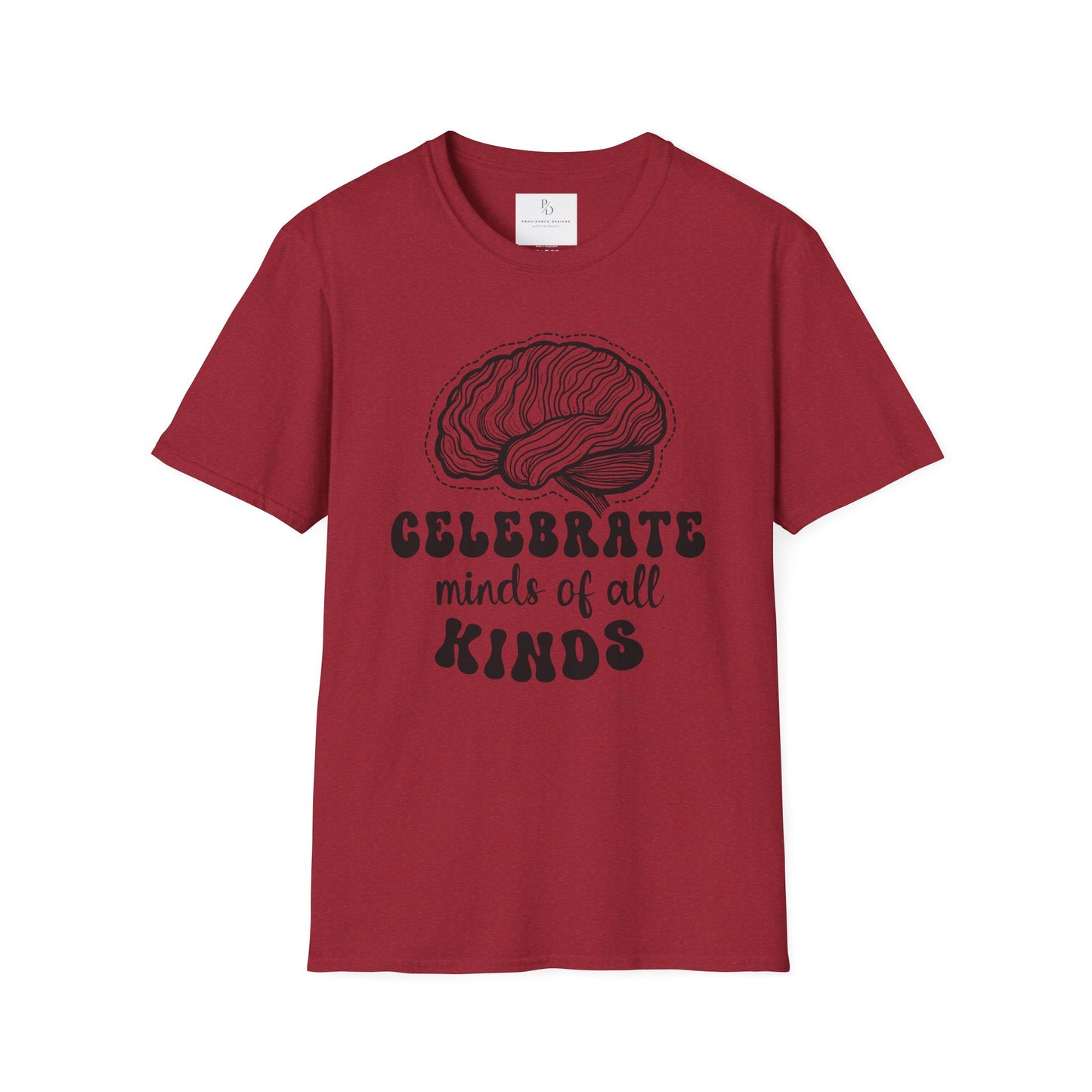 Celebrate Minds of All Kinds T-Shirt | Unisex Softstyle Tee for Awareness & Support