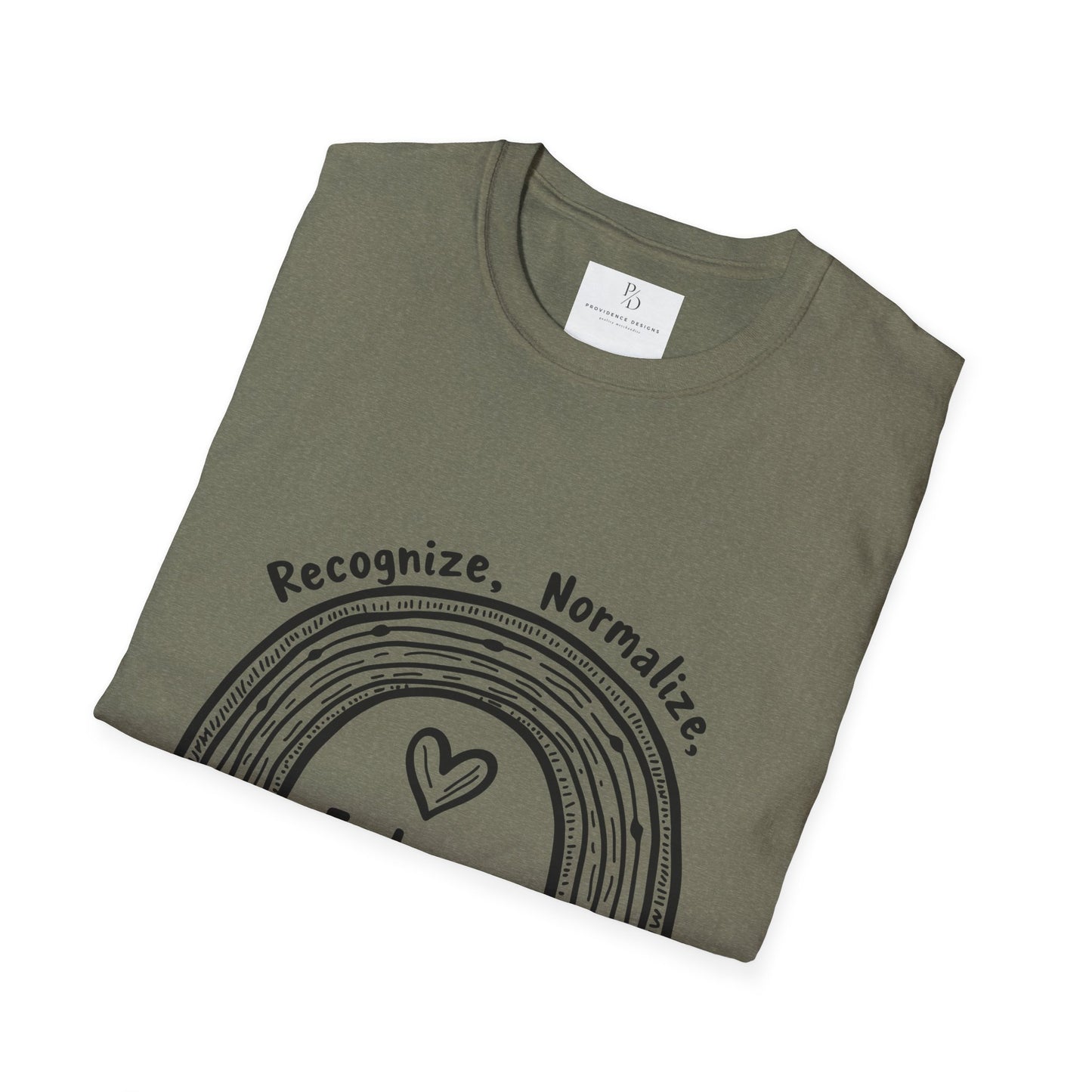Embrace Neurodiversity T-Shirt - Unisex Softstyle Tee for Awareness and Support