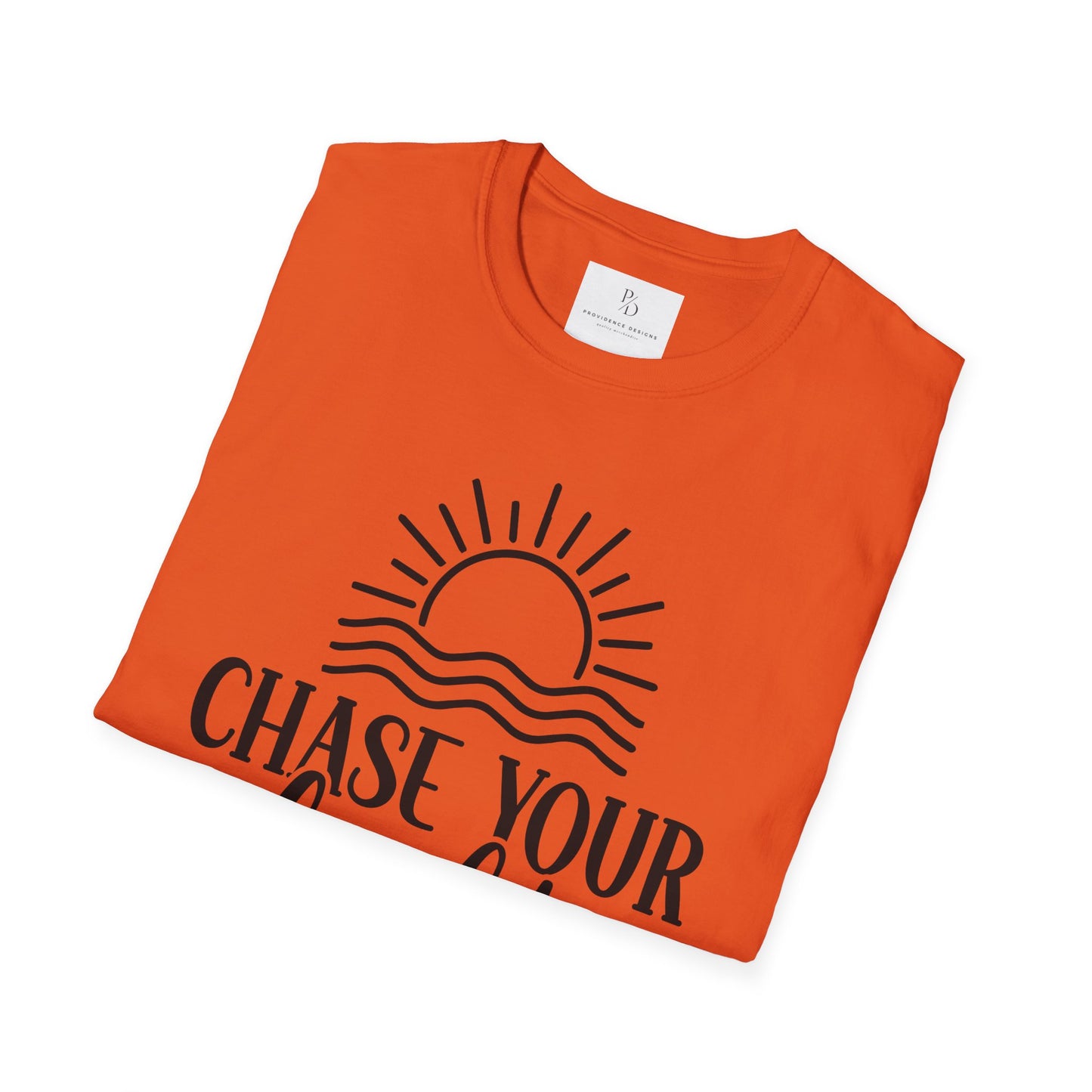Chase Your Light Unisex T-Shirt, Inspirational Tee, Motivational Shirt, Gift for Friends, Summer Outfit, Positive Vibes