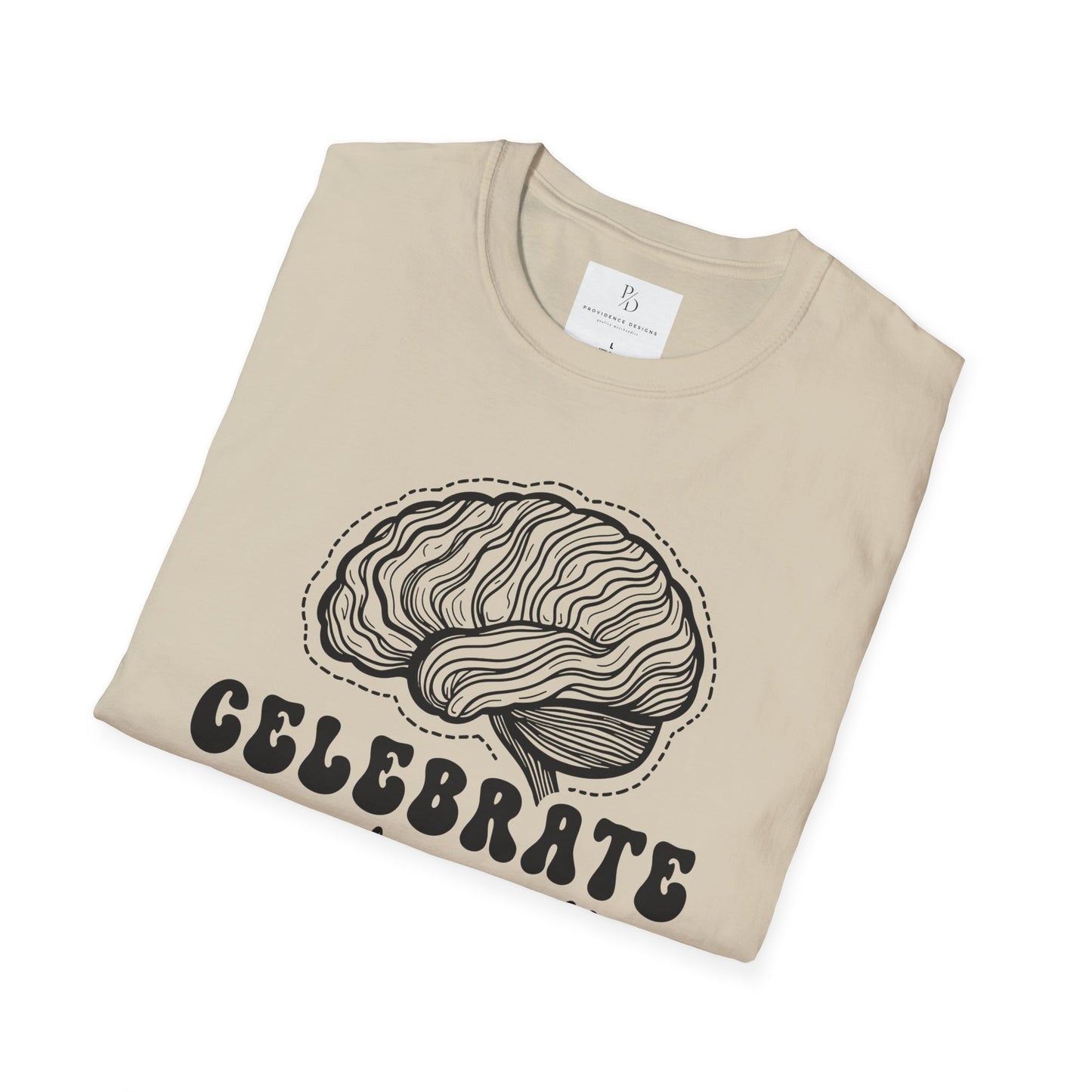 Celebrate Minds of All Kinds T-Shirt | Unisex Softstyle Tee for Awareness & Support