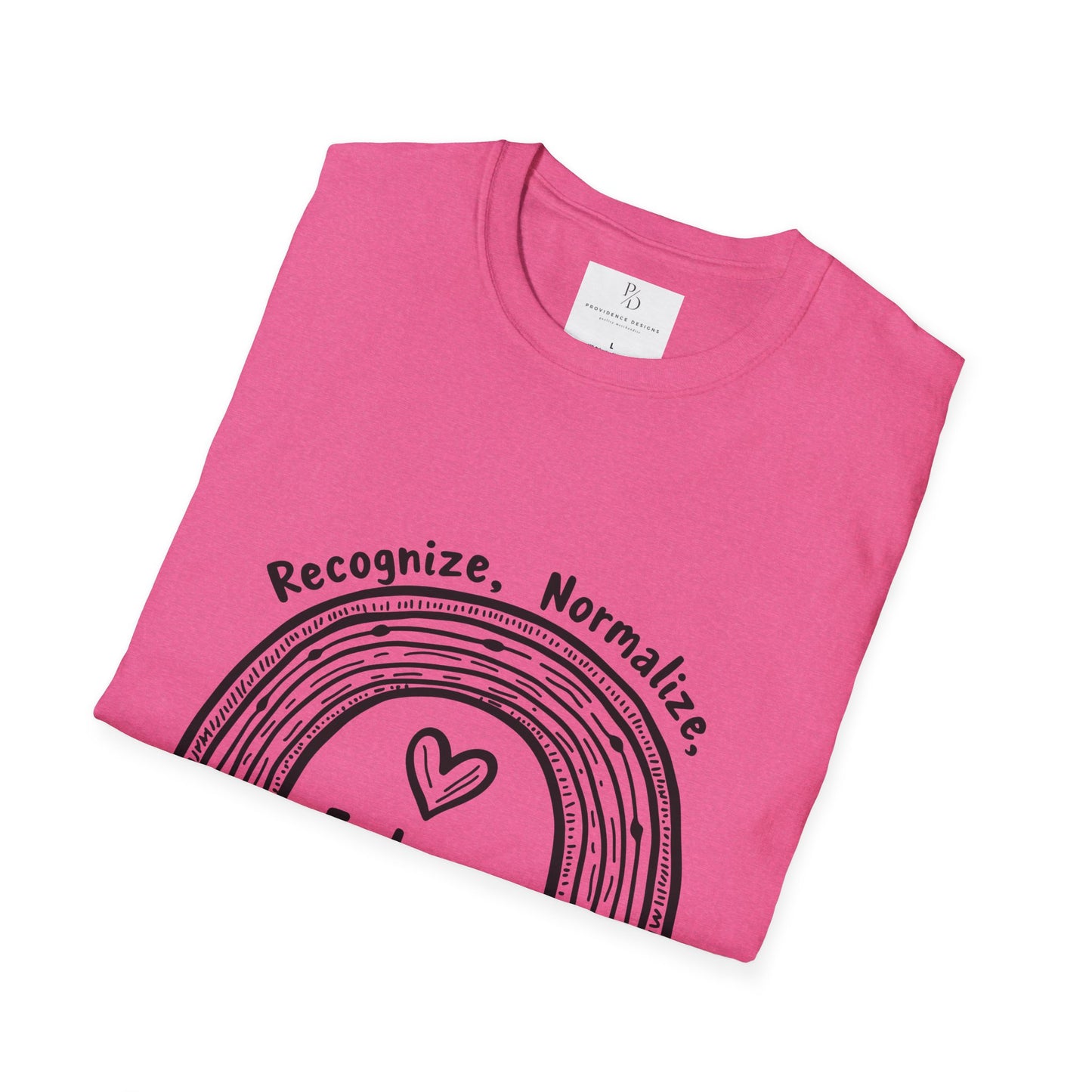 Embrace Neurodiversity T-Shirt - Unisex Softstyle Tee for Awareness and Support