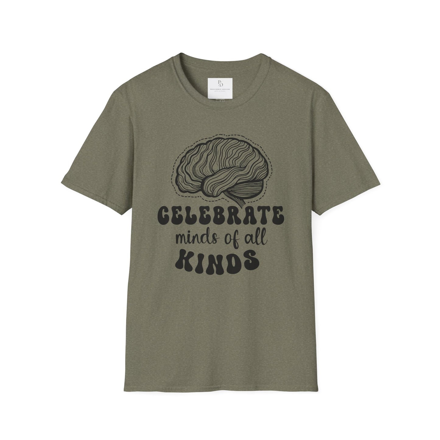 Celebrate Minds of All Kinds T-Shirt | Unisex Softstyle Tee for Awareness & Support