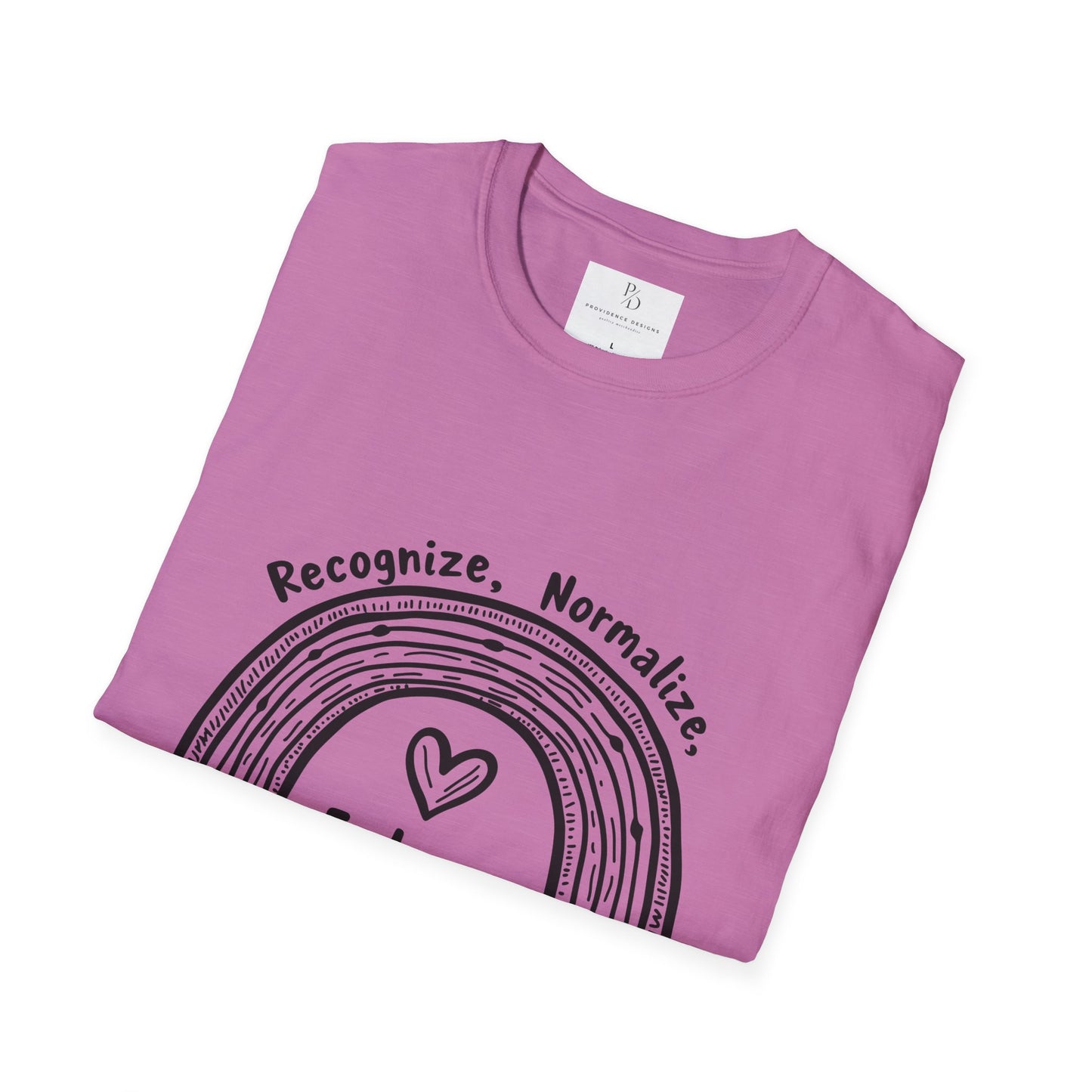 Embrace Neurodiversity T-Shirt - Unisex Softstyle Tee for Awareness and Support
