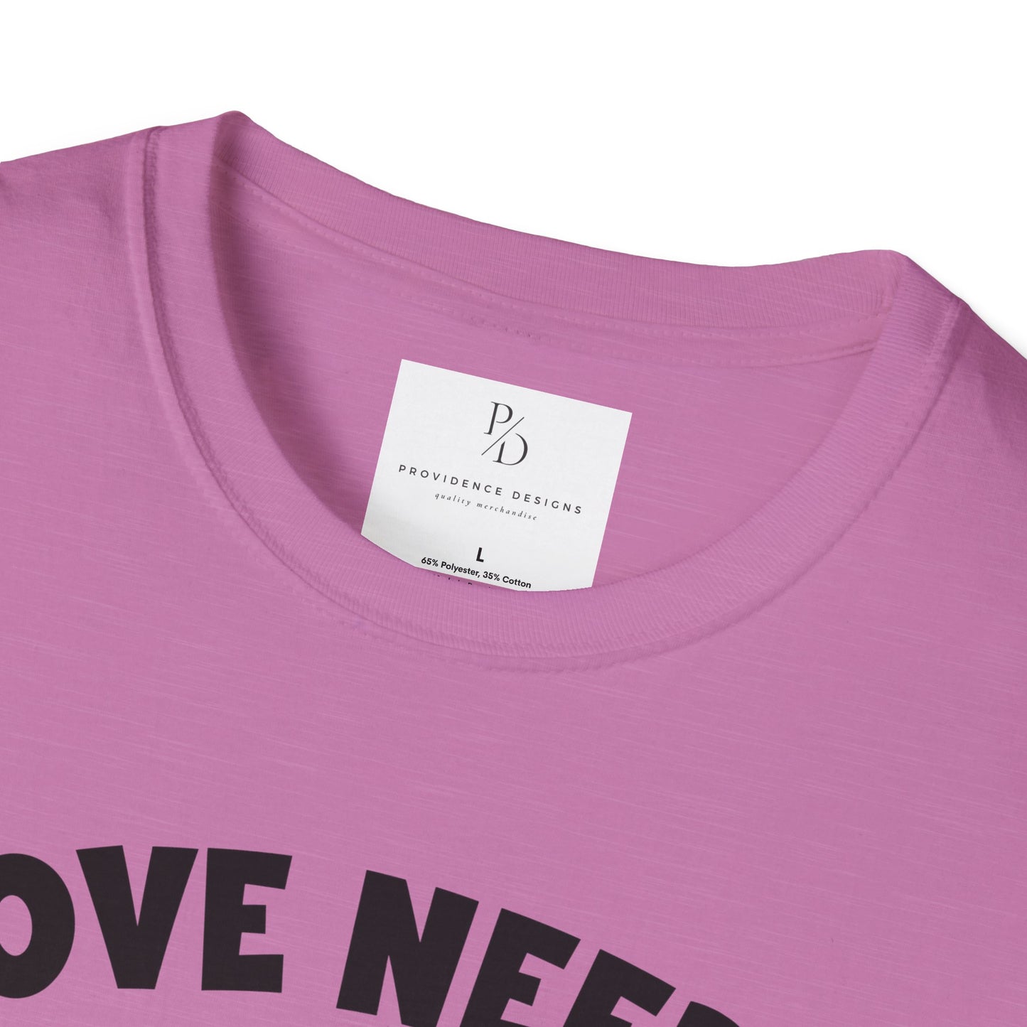 Love Needs No Words Puzzle Heart Unisex Softstyle T-Shirt
