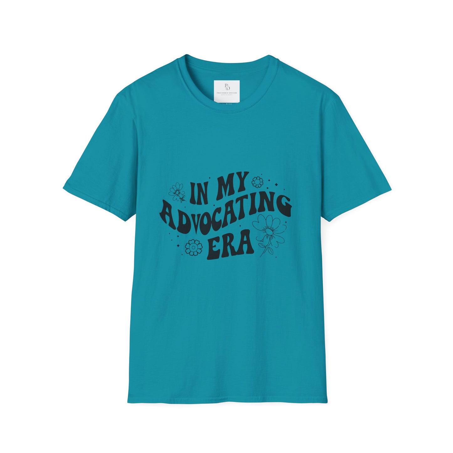 In My Advocating Era Unisex Softstyle T-Shirt – Empowering Orange Tee for Activists