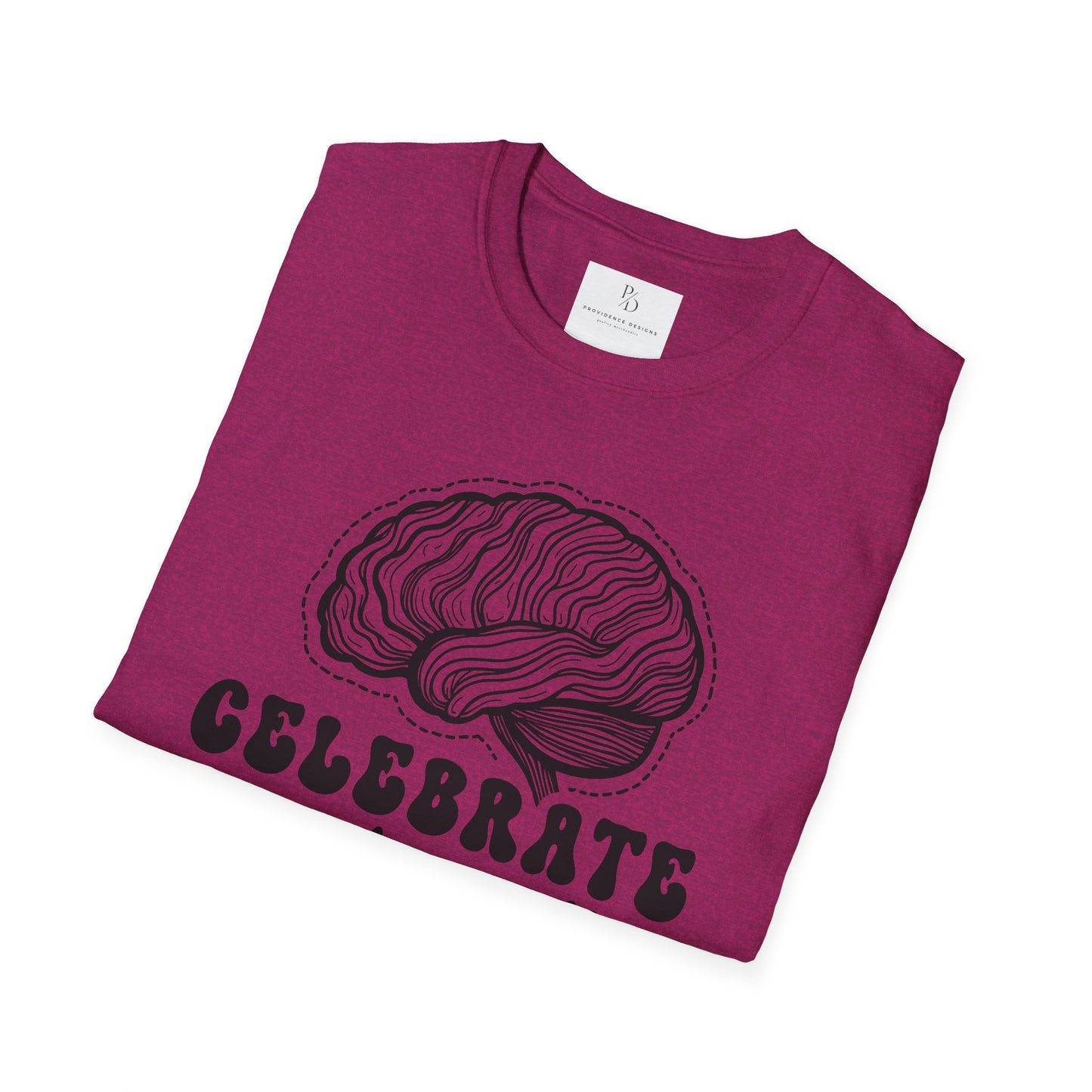 Celebrate Minds of All Kinds T-Shirt | Unisex Softstyle Tee for Awareness & Support