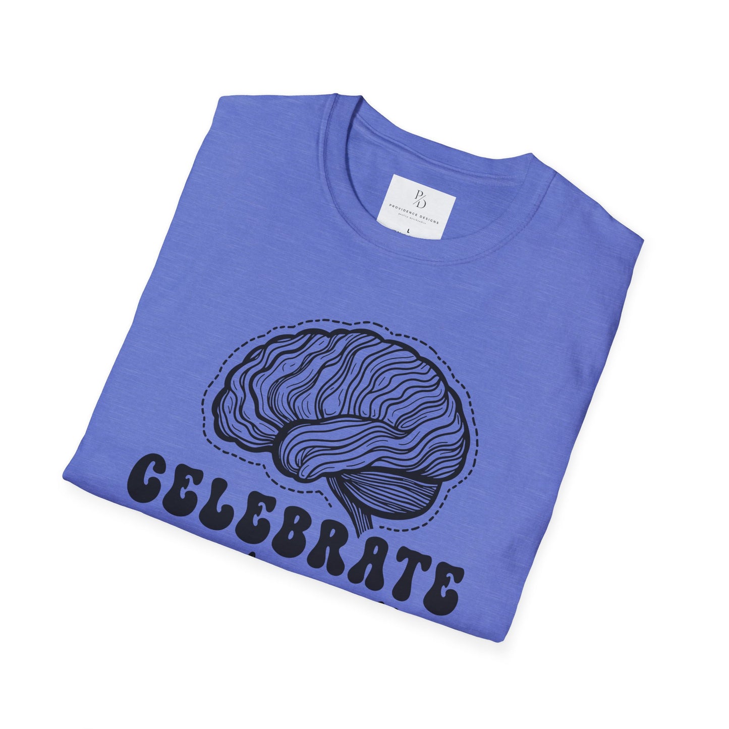 Celebrate Minds of All Kinds T-Shirt | Unisex Softstyle Tee for Awareness & Support