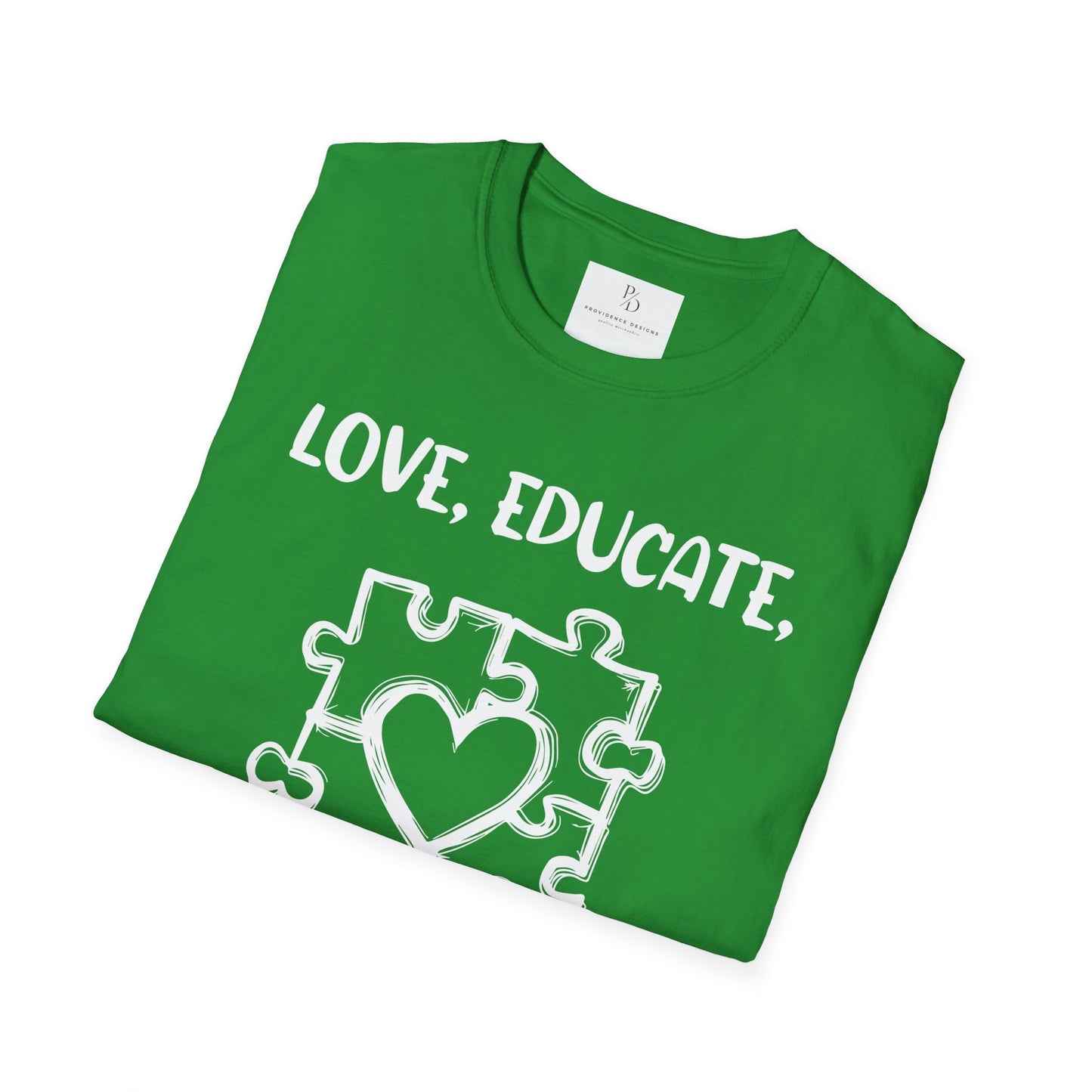 Love, Educate, Support & Advocate Unisex Softstyle T-Shirt