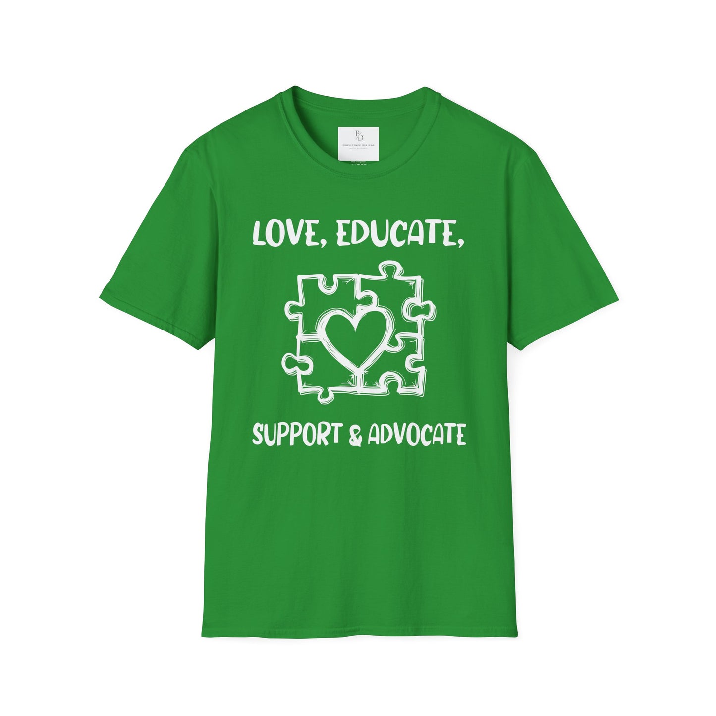 Love, Educate, Support & Advocate Unisex Softstyle T-Shirt