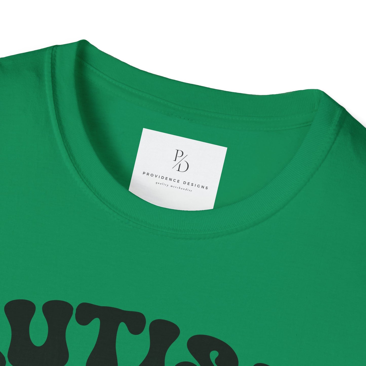 Autism Mom Unisex Softstyle T-Shirt - Heart Puzzle Design