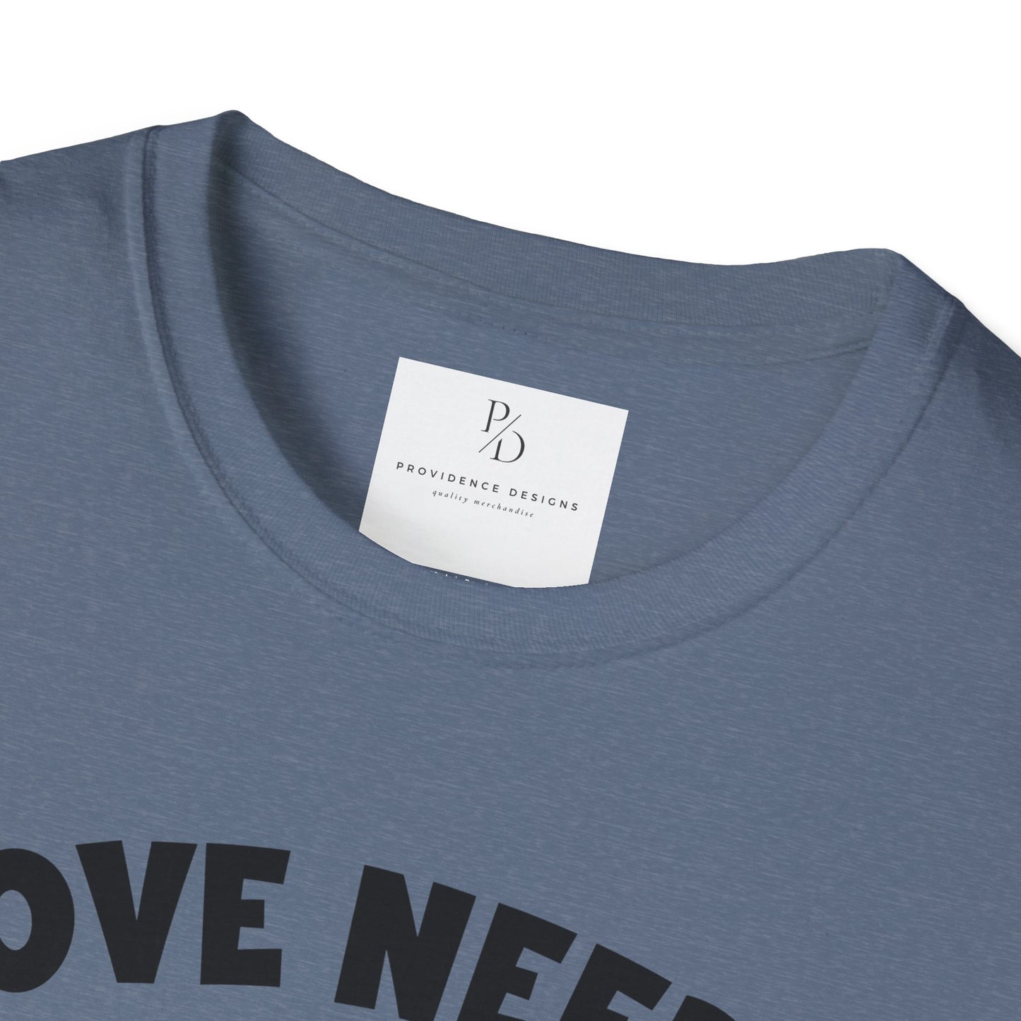 Love Needs No Words Puzzle Heart Unisex Softstyle T-Shirt