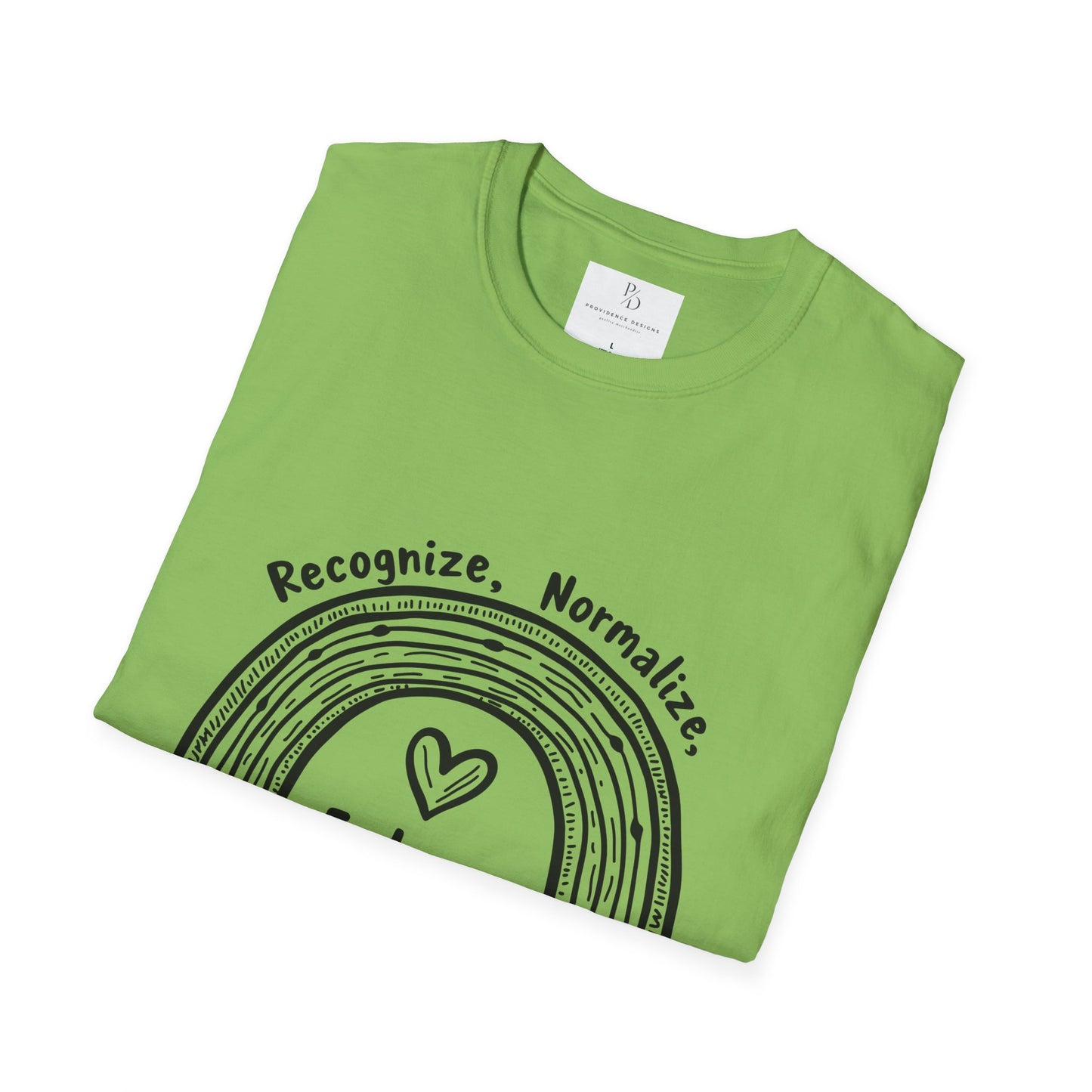 Embrace Neurodiversity T-Shirt - Unisex Softstyle Tee for Awareness and Support