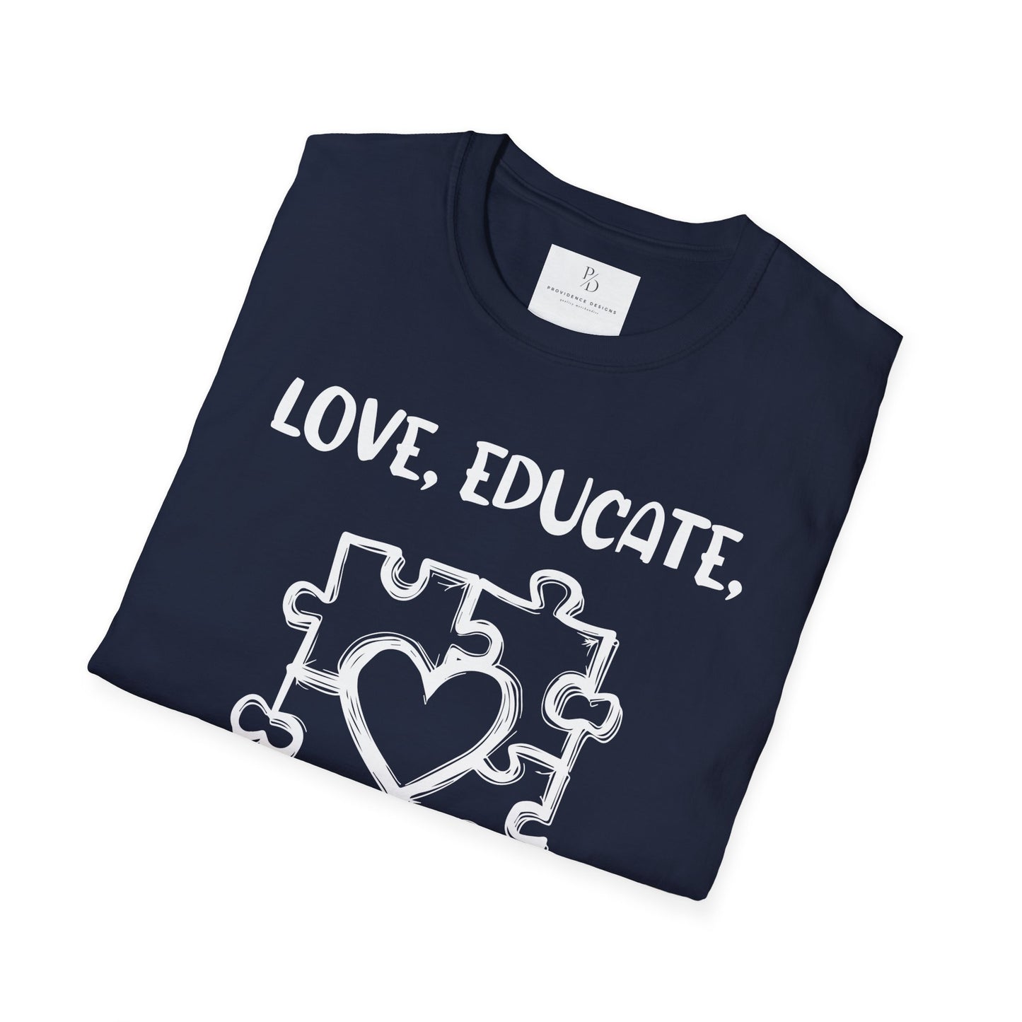Love, Educate, Support & Advocate Unisex Softstyle T-Shirt