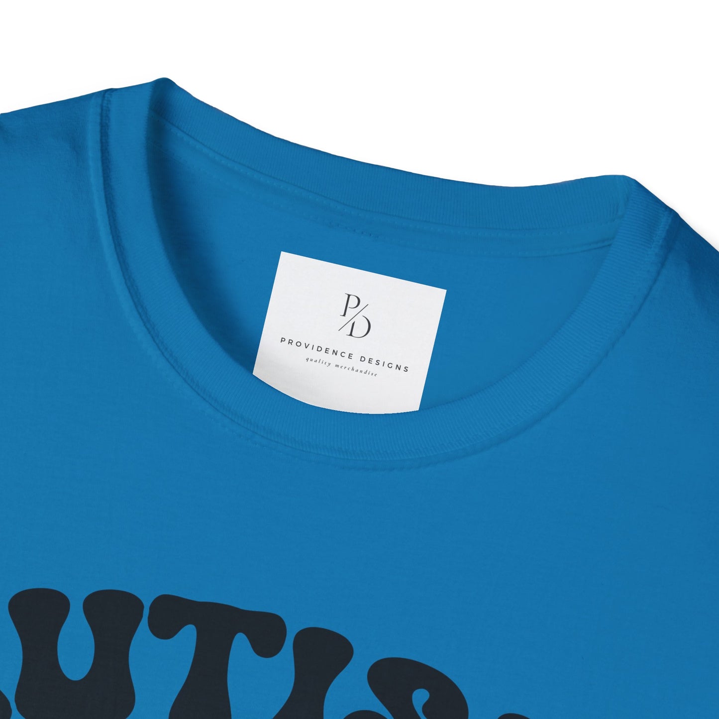 Autism Mom Unisex Softstyle T-Shirt - Heart Puzzle Design