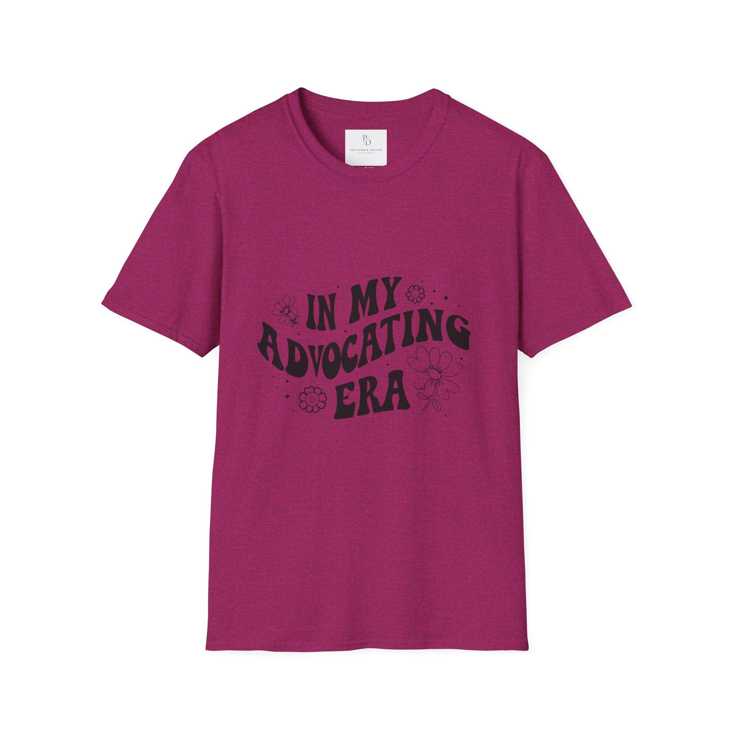 In My Advocating Era Unisex Softstyle T-Shirt – Empowering Orange Tee for Activists