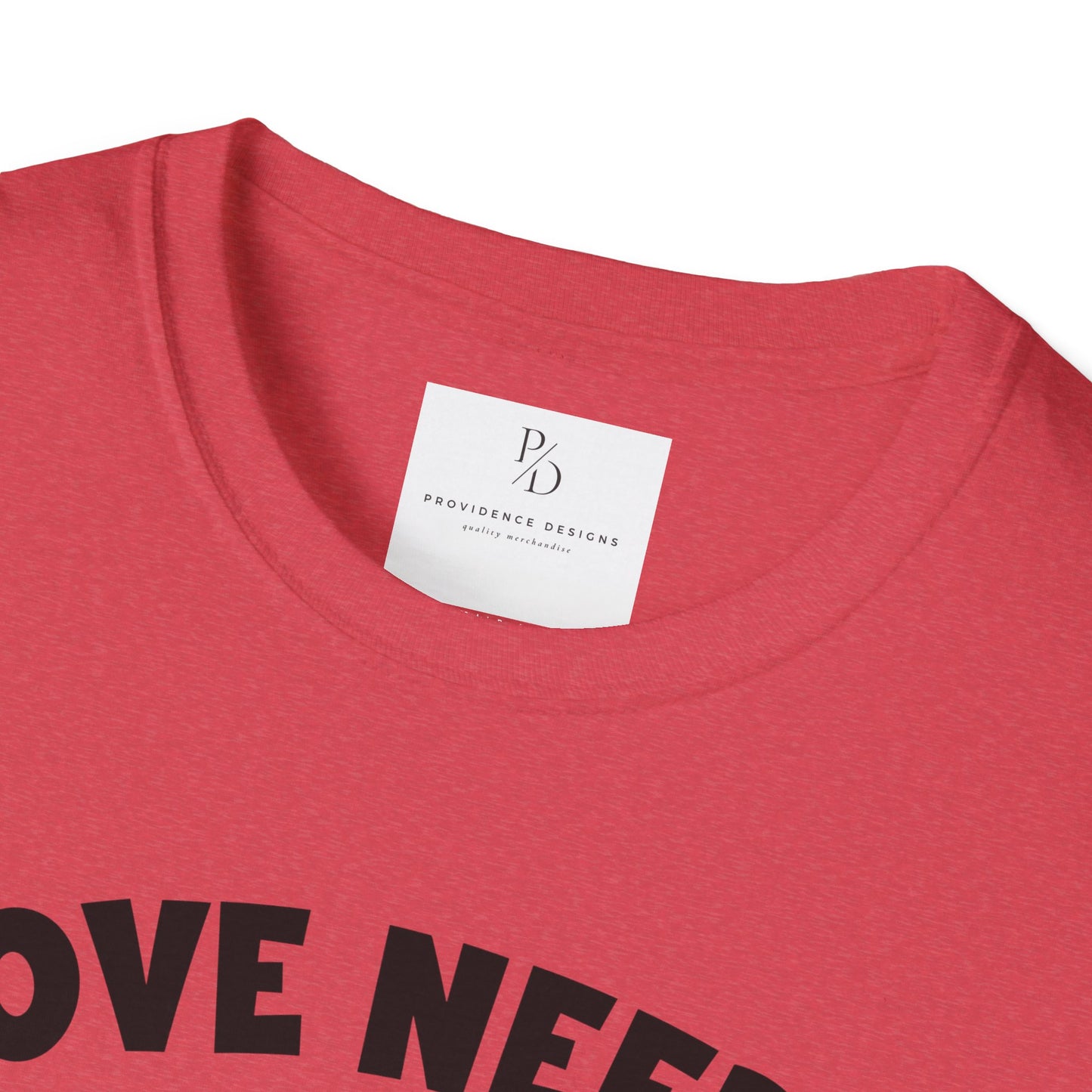 Love Needs No Words Puzzle Heart Unisex Softstyle T-Shirt