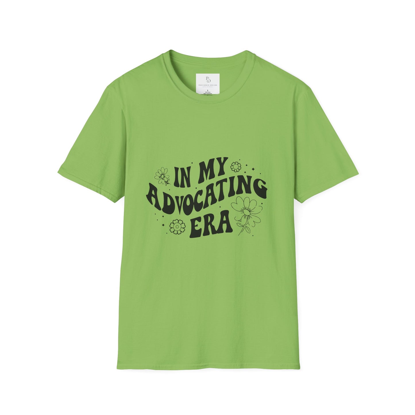 In My Advocating Era Unisex Softstyle T-Shirt – Empowering Orange Tee for Activists