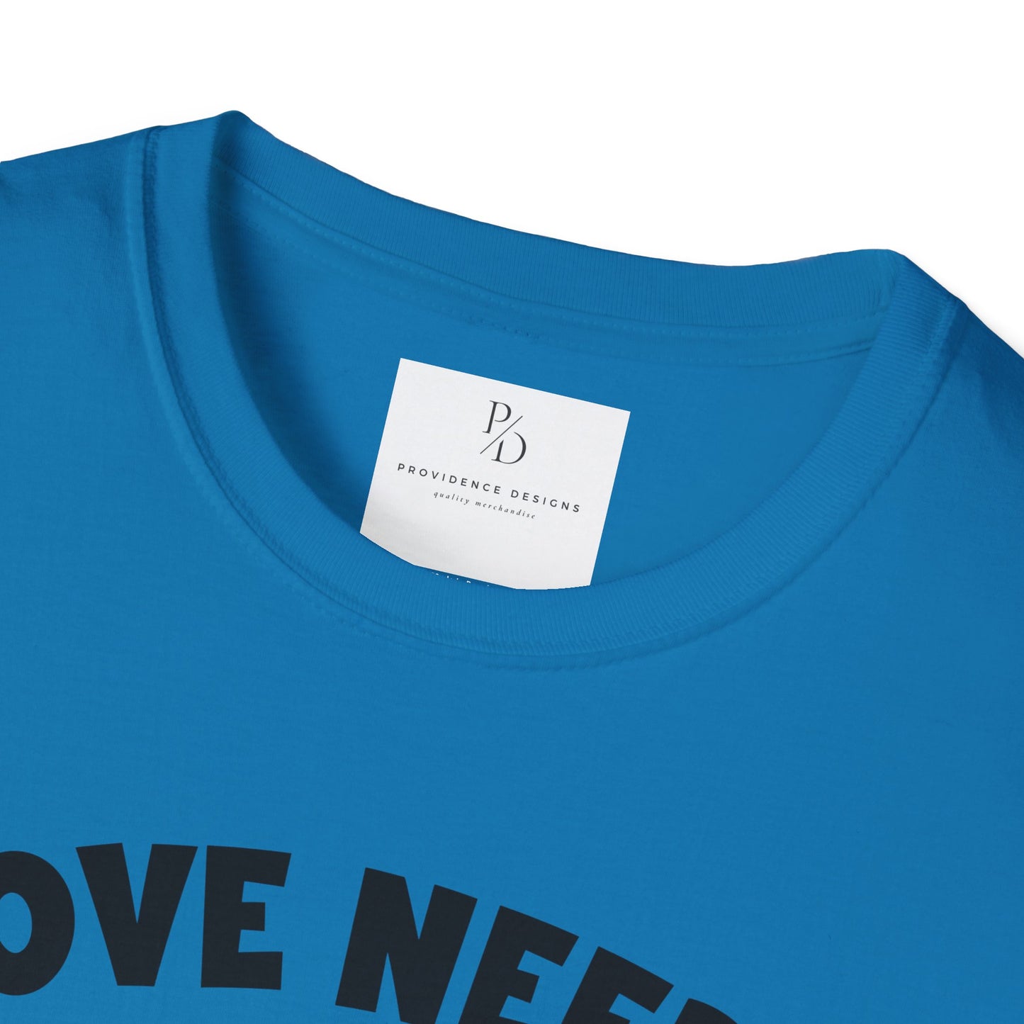 Love Needs No Words Puzzle Heart Unisex Softstyle T-Shirt