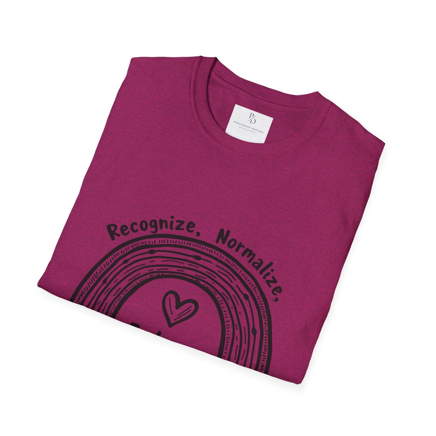 Embrace Neurodiversity T-Shirt - Unisex Softstyle Tee for Awareness and Support