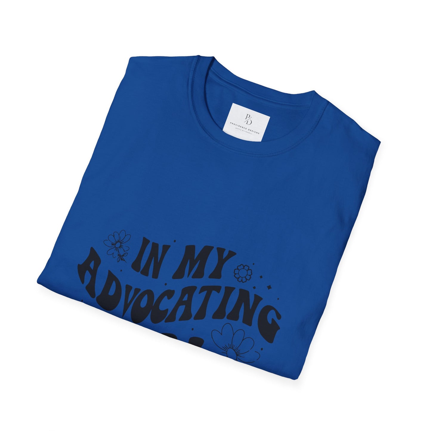 In My Advocating Era Unisex Softstyle T-Shirt – Empowering Orange Tee for Activists