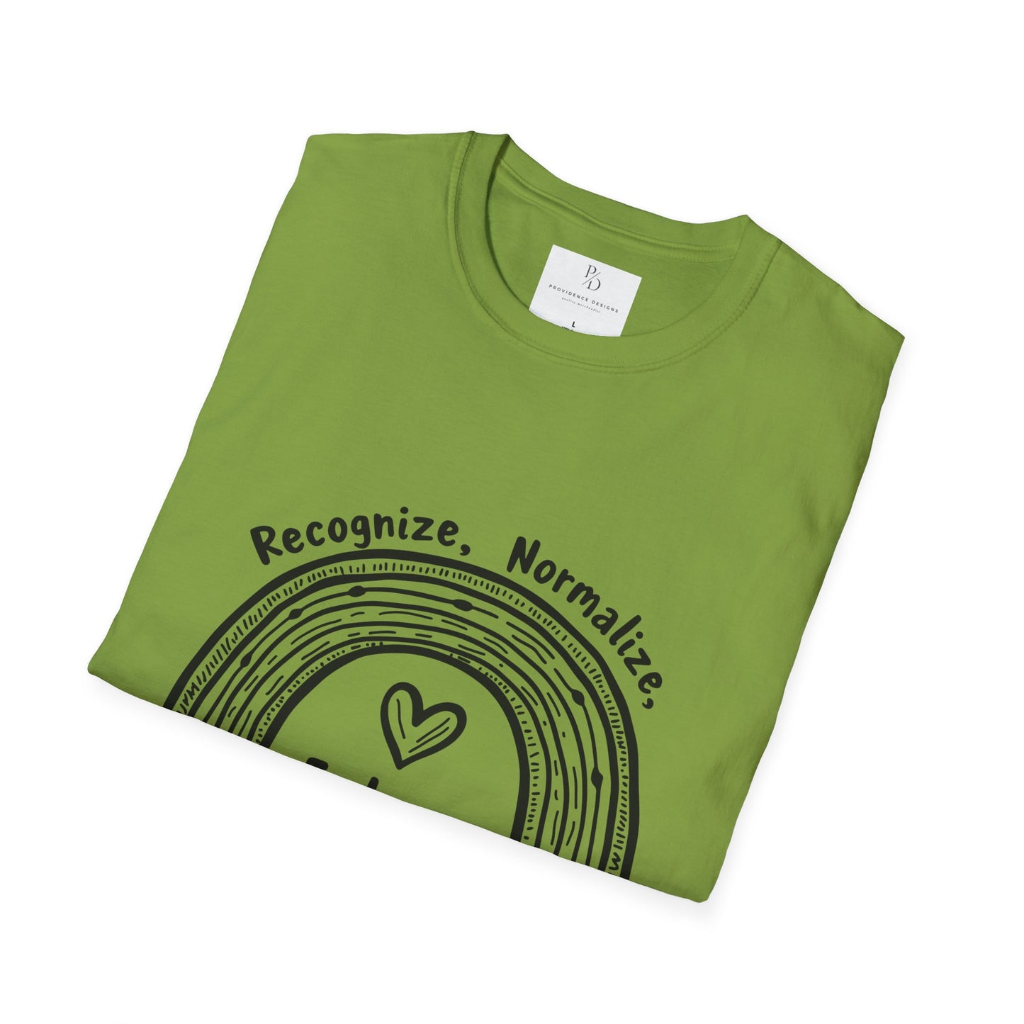 Embrace Neurodiversity T-Shirt - Unisex Softstyle Tee for Awareness and Support