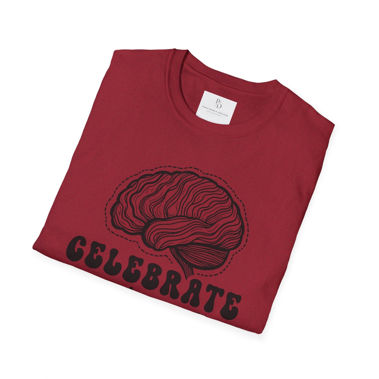 Celebrate Minds of All Kinds T-Shirt | Unisex Softstyle Tee for Awareness & Support