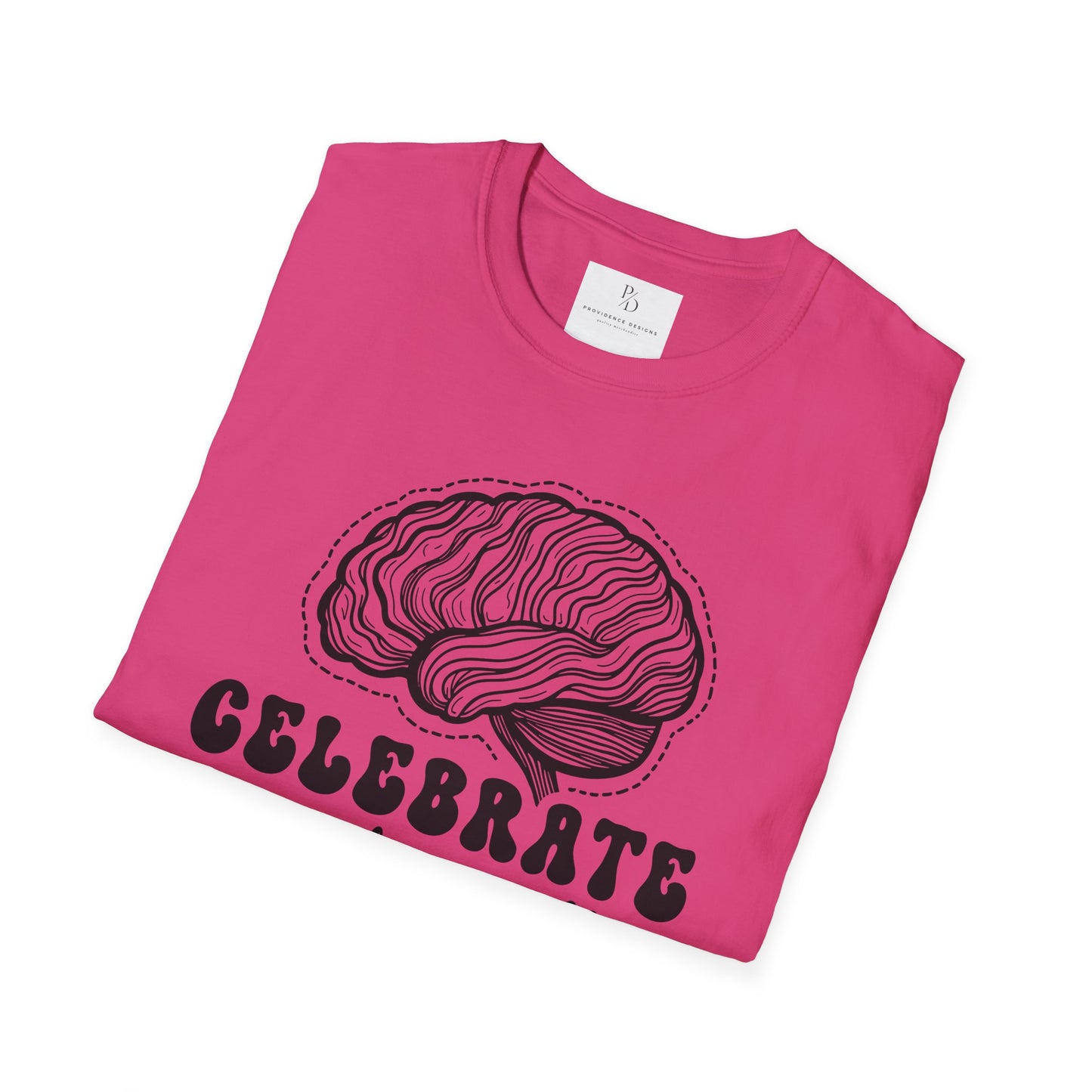 Celebrate Minds of All Kinds T-Shirt | Unisex Softstyle Tee for Awareness & Support