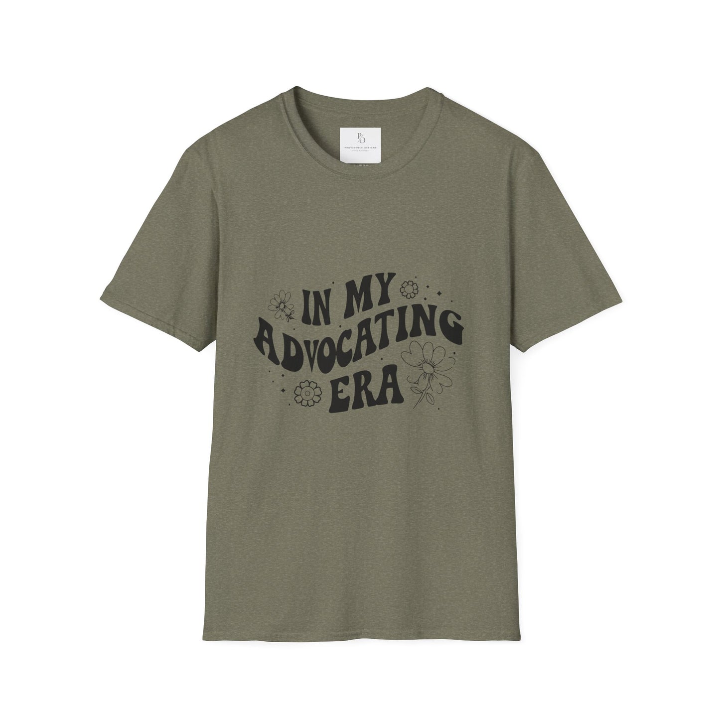 In My Advocating Era Unisex Softstyle T-Shirt – Empowering Orange Tee for Activists
