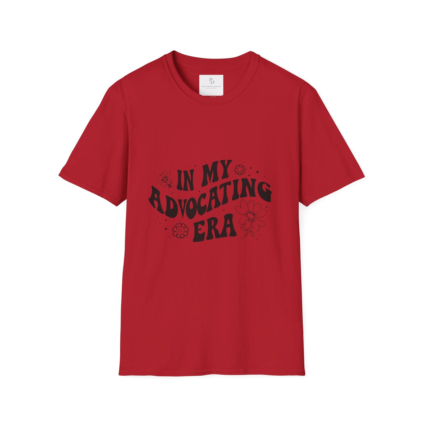 In My Advocating Era Unisex Softstyle T-Shirt – Empowering Orange Tee for Activists