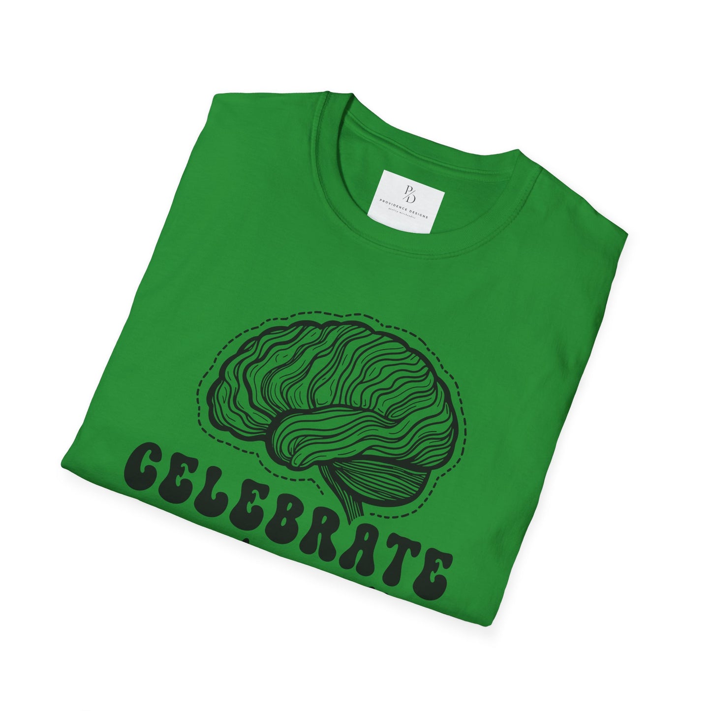 Celebrate Minds of All Kinds T-Shirt | Unisex Softstyle Tee for Awareness & Support