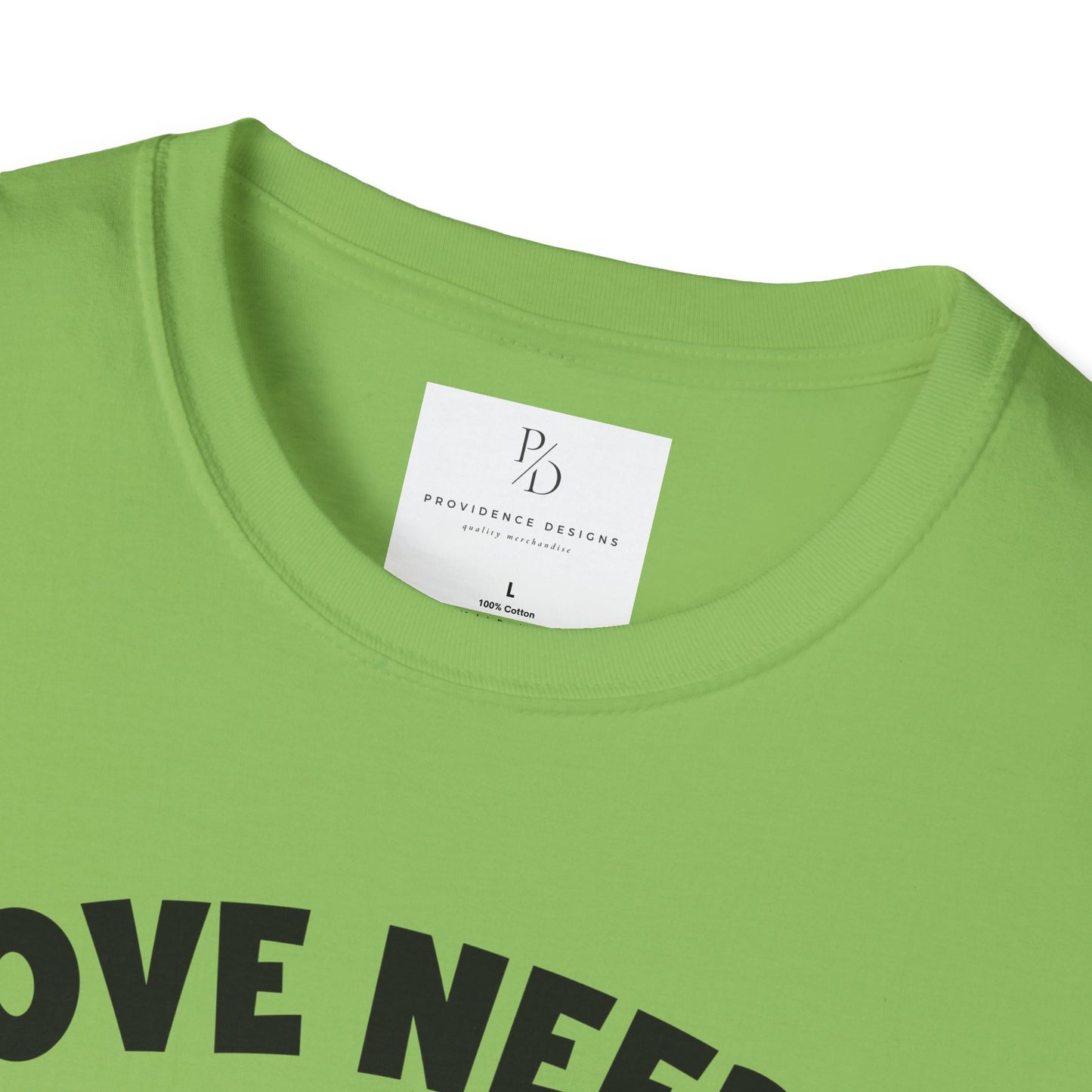 Love Needs No Words Puzzle Heart Unisex Softstyle T-Shirt