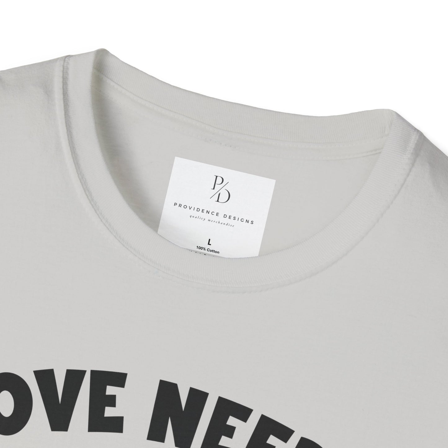 Love Needs No Words Puzzle Heart Unisex Softstyle T-Shirt