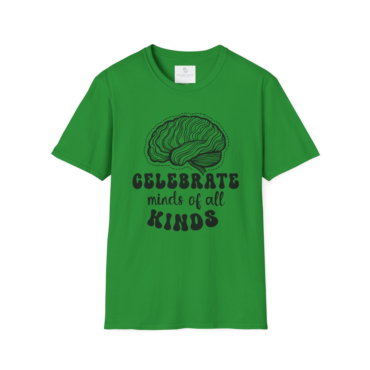Celebrate Minds of All Kinds T-Shirt | Unisex Softstyle Tee for Awareness & Support