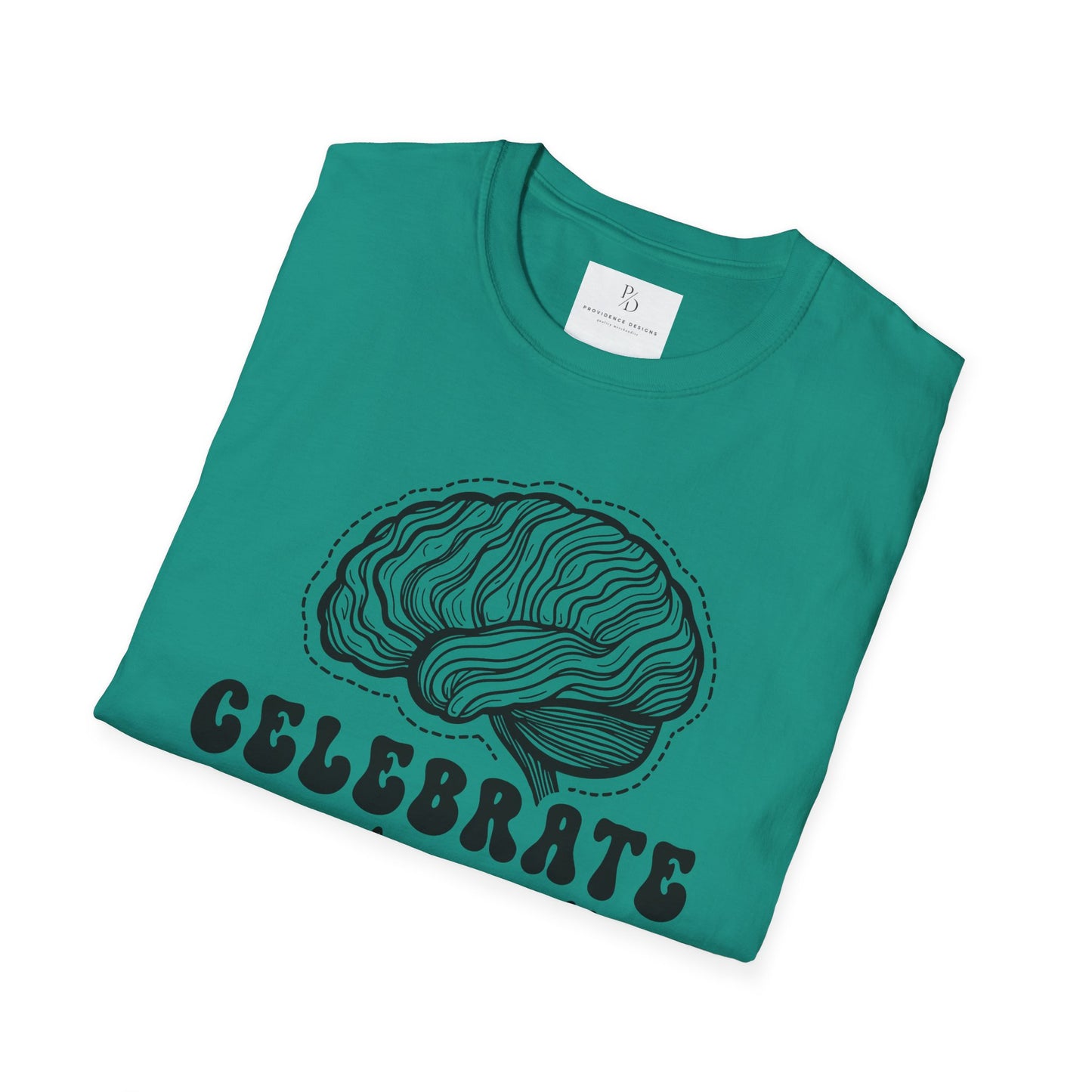 Celebrate Minds of All Kinds T-Shirt | Unisex Softstyle Tee for Awareness & Support