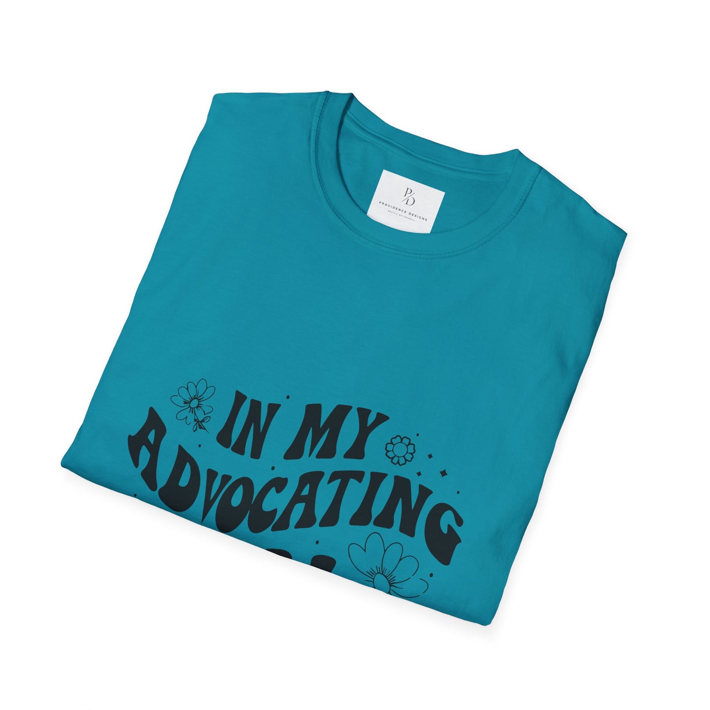 In My Advocating Era Unisex Softstyle T-Shirt – Empowering Orange Tee for Activists