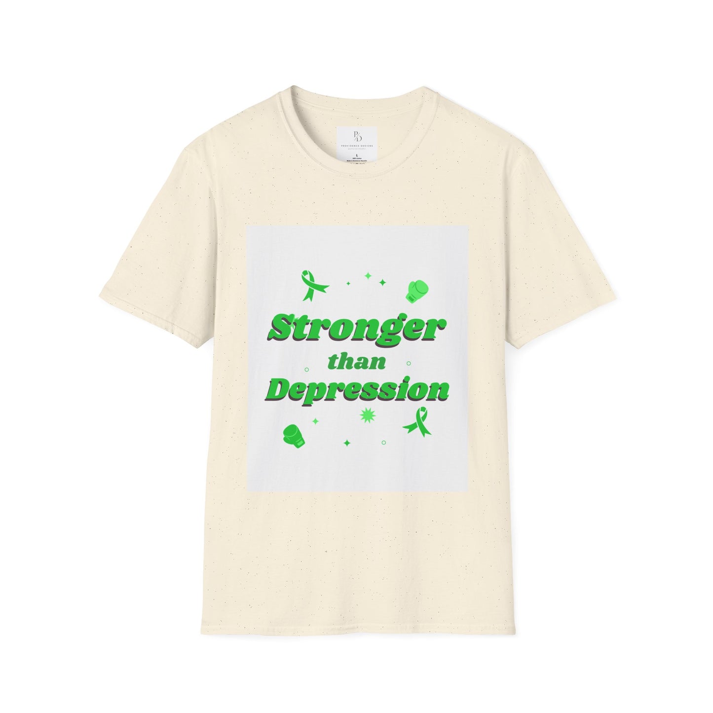 Stronger than depression Unisex Softstyle T-Shirt