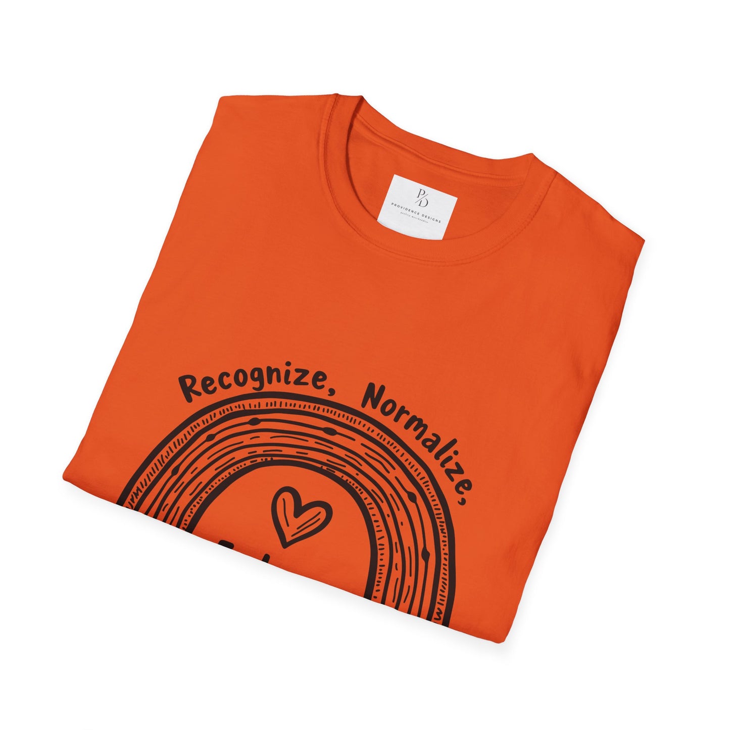 Embrace Neurodiversity T-Shirt - Unisex Softstyle Tee for Awareness and Support