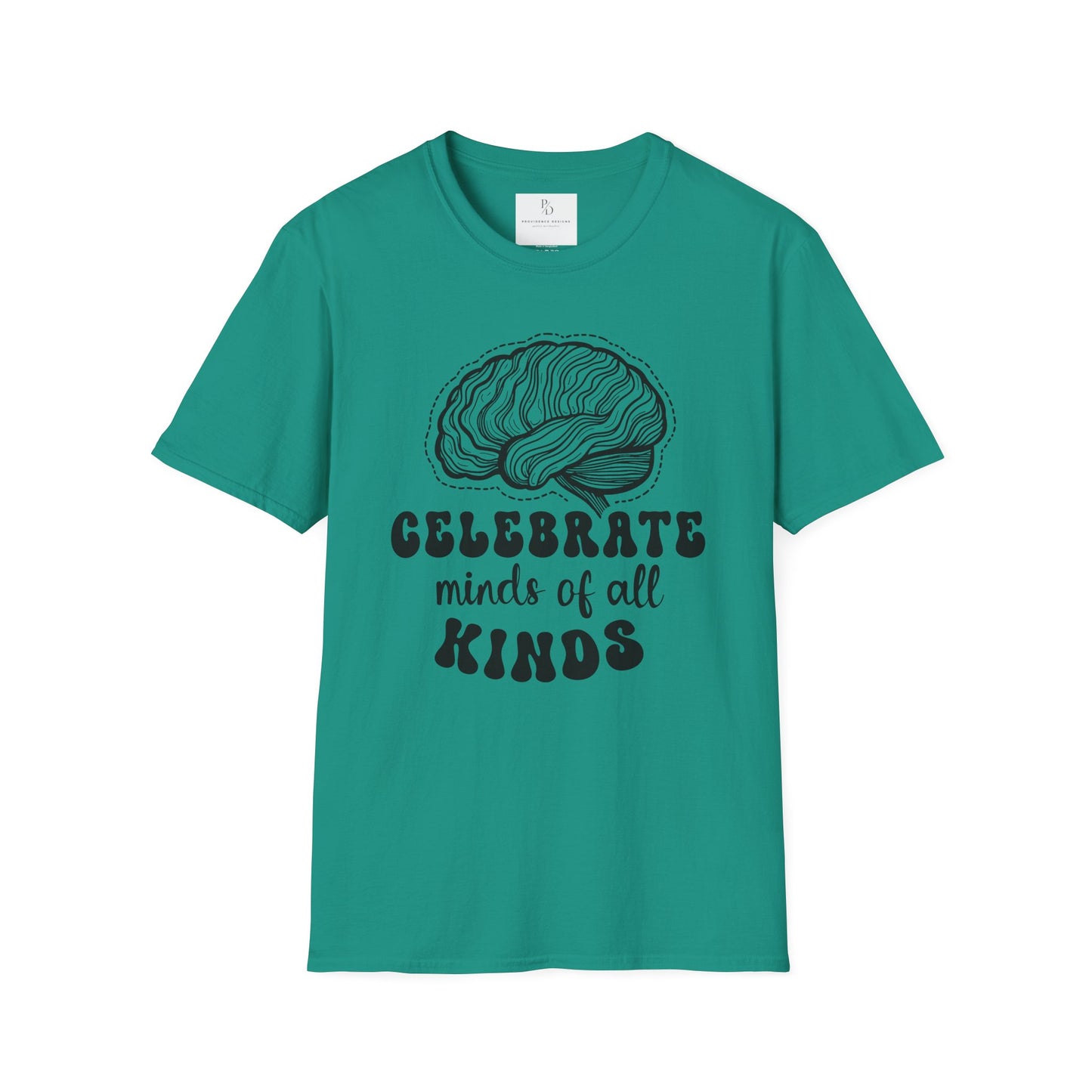 Celebrate Minds of All Kinds T-Shirt | Unisex Softstyle Tee for Awareness & Support
